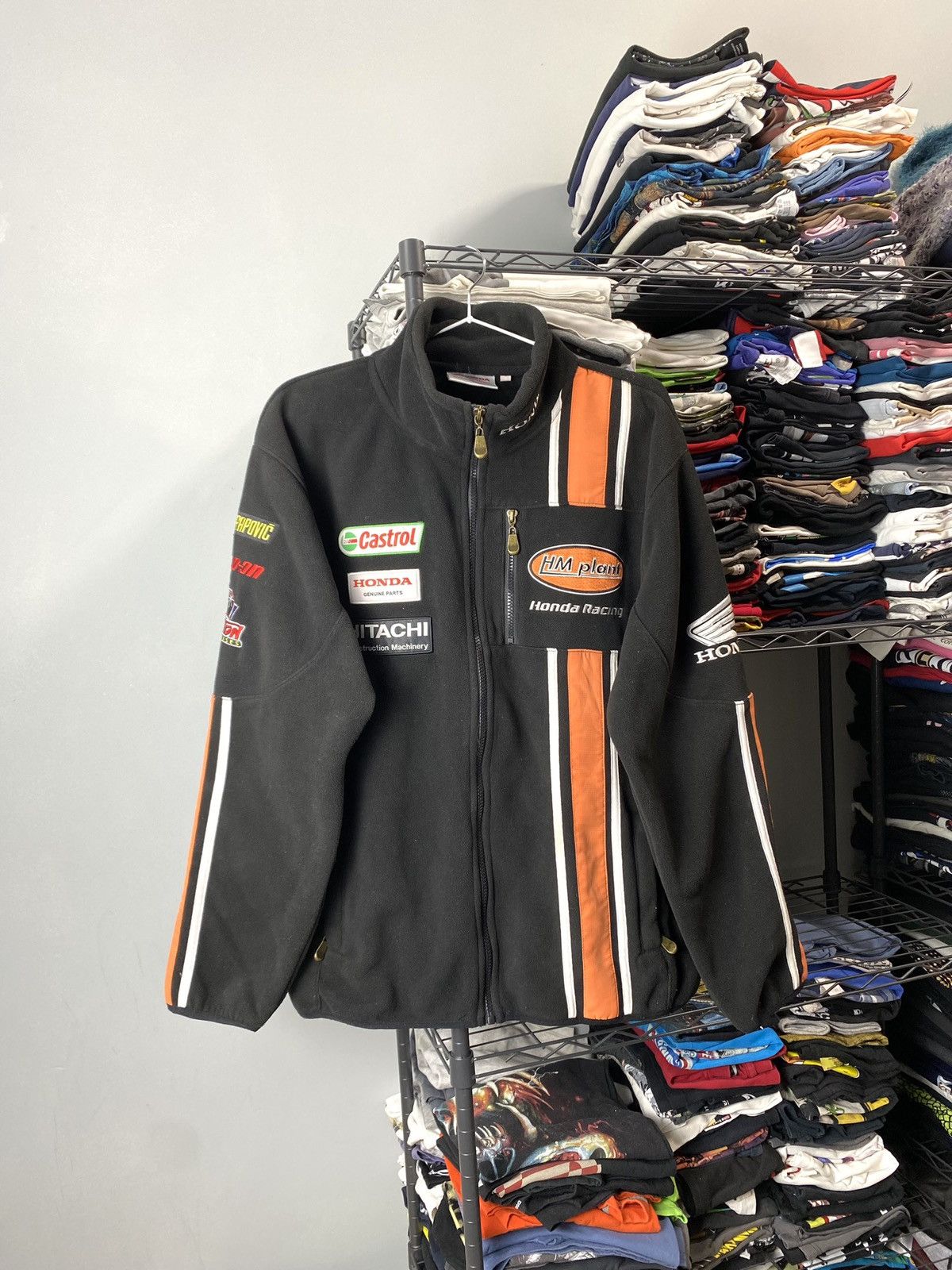 Japanese Brand Vintage Honda Racing Fleece Sweatshirt Castrol Size US S / EU 44-46 / 1 - 2 Thumbnail