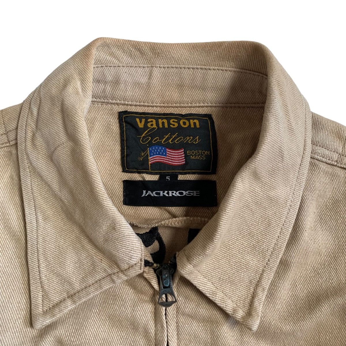 Vanson Leathers Vanson x jackrose work jacket Size US L / EU 52-54 / 3 - 7 Thumbnail
