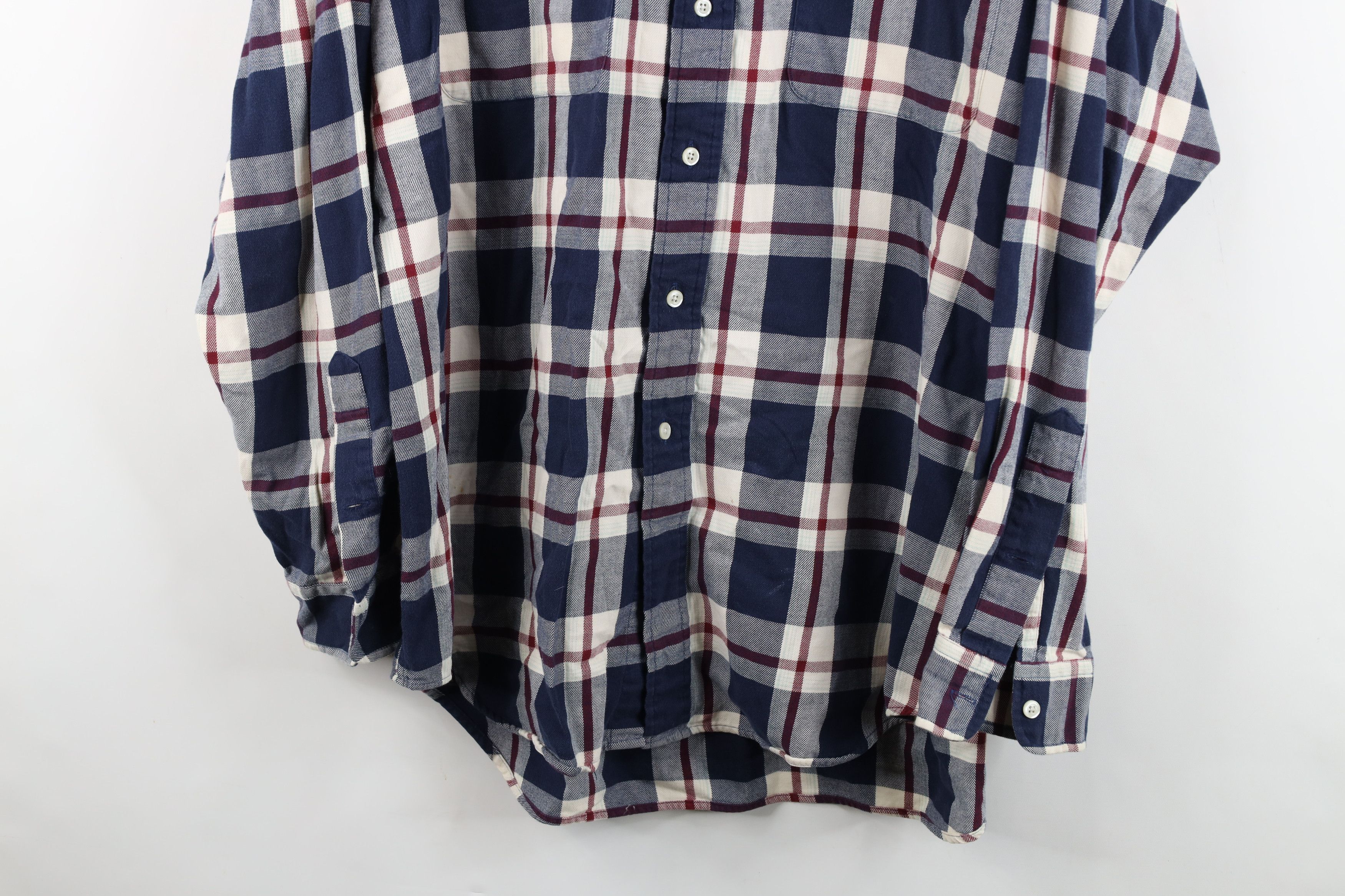 Polo Ralph Lauren Vintage 90s Ralph Lauren Flannel Collared Button Shirt USA Size US L / EU 52-54 / 3 - 3 Thumbnail