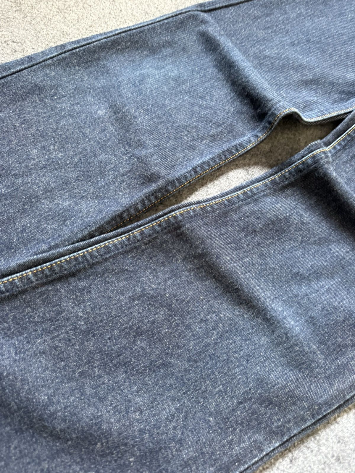 Levi's × Vintage Vintage Levis 517 Indigo Raw Flare Bootcut Jeans Size US 27 - 7 Thumbnail