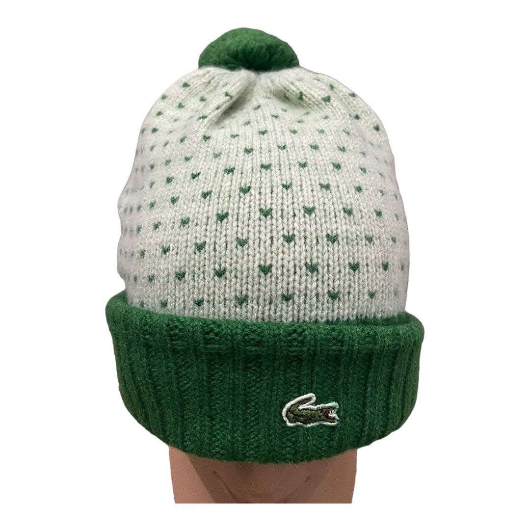 Lacoste Vintage Lacoste Beanie Hats Size ONE SIZE - 2 Thumbnail