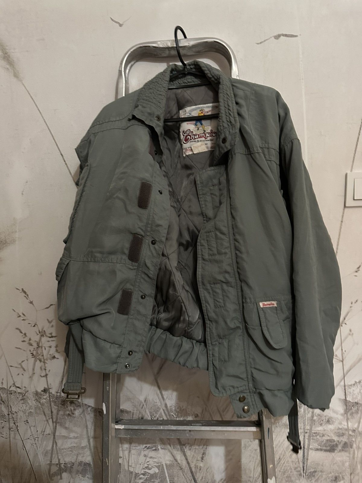 Champion Vintage Champion Jeans Military Field Jacket Made in Italy Size US M / EU 48-50 / 2 - 2 Thumbnail