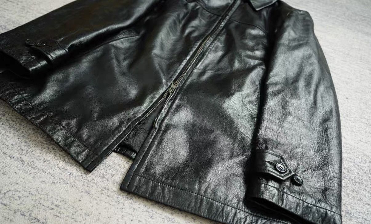 Yohji Yamamoto Yohji Yamamoto Double Zip Cowhide Mid-Length Jacket Size US M / EU 48-50 / 2 - 4 Thumbnail