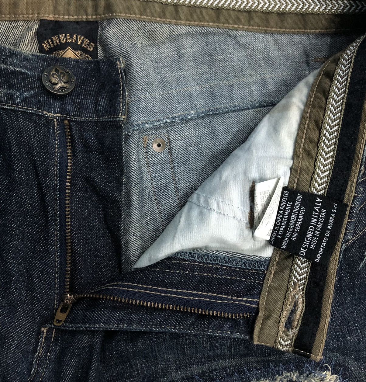 Nine Lives Vintage Nine Lives Denim Pants Size US 34 / EU 50 - 14 Thumbnail