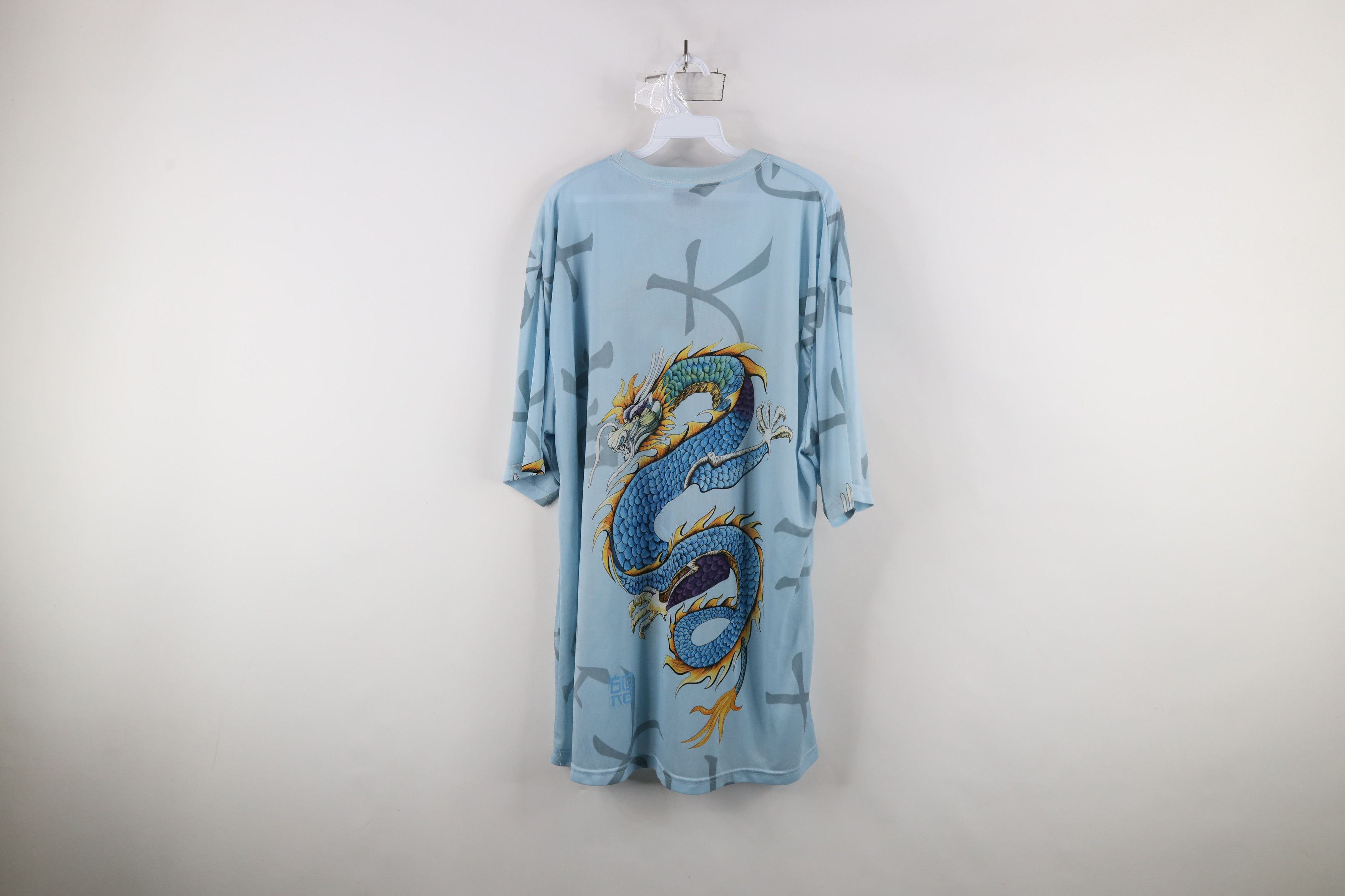 Vintage Vintage 90s Y2K Streetwear Over Print Short Sleeve T-Shirt Size US XXL / EU 58 / 5 - 13 Thumbnail