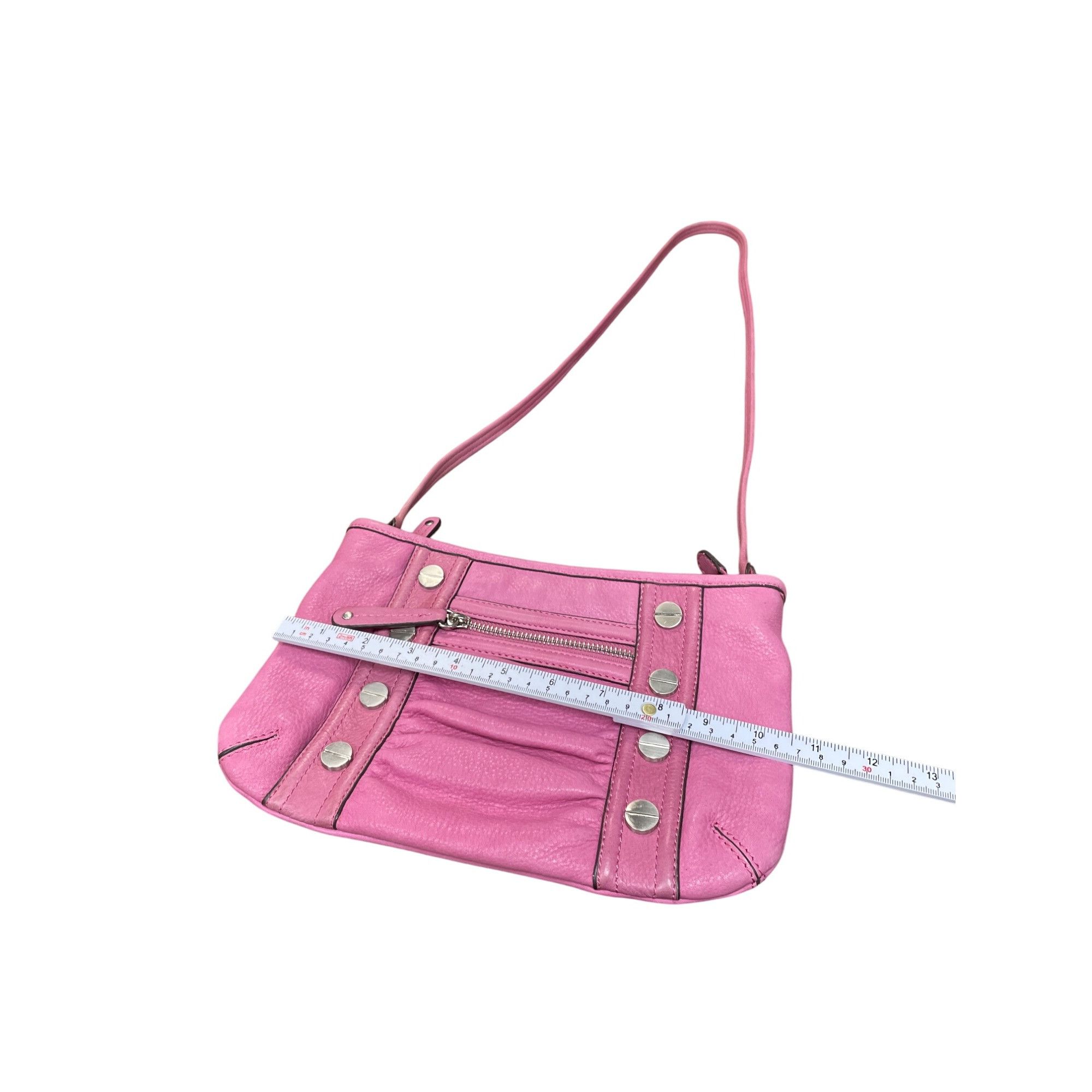 Other B. Makowsky Womans Pink Leather Crossbody Shoulderbag SKU 94 Size ONE SIZE - 7 Thumbnail