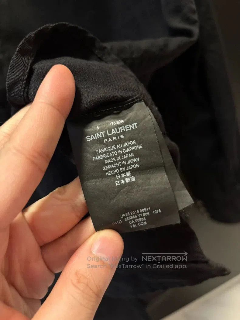 Saint Laurent Paris Saint Laurent Basic Denim Shirt. Size US S / EU 44-46 / 1 - 5 Thumbnail