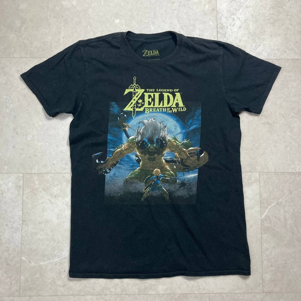 Nintendo The Legend Of Zelda Breath Of The Wild Video Game Tee Size US M / EU 48-50 / 2 - 1 Thumbnail