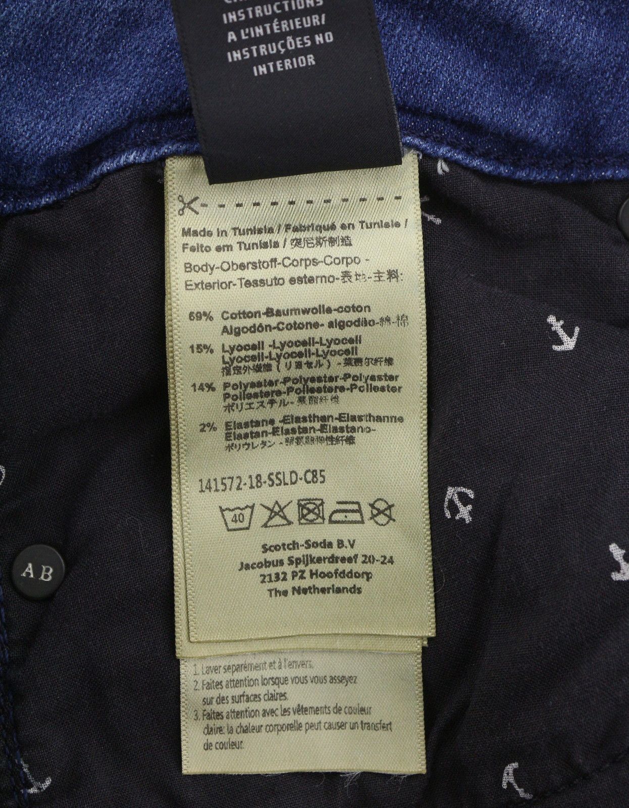 Scotch & Soda LA BOHEMIENNE W27/L32 Faded Mid Rise Skinny Jeans 89096 Size 27" / US 4 / IT 40 - 9 Thumbnail