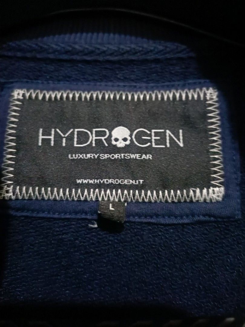 HYDROGEN Hydrogen Navy Zip Sweater w/ Camo Tape Size US M / EU 48-50 / 2 - 6 Thumbnail