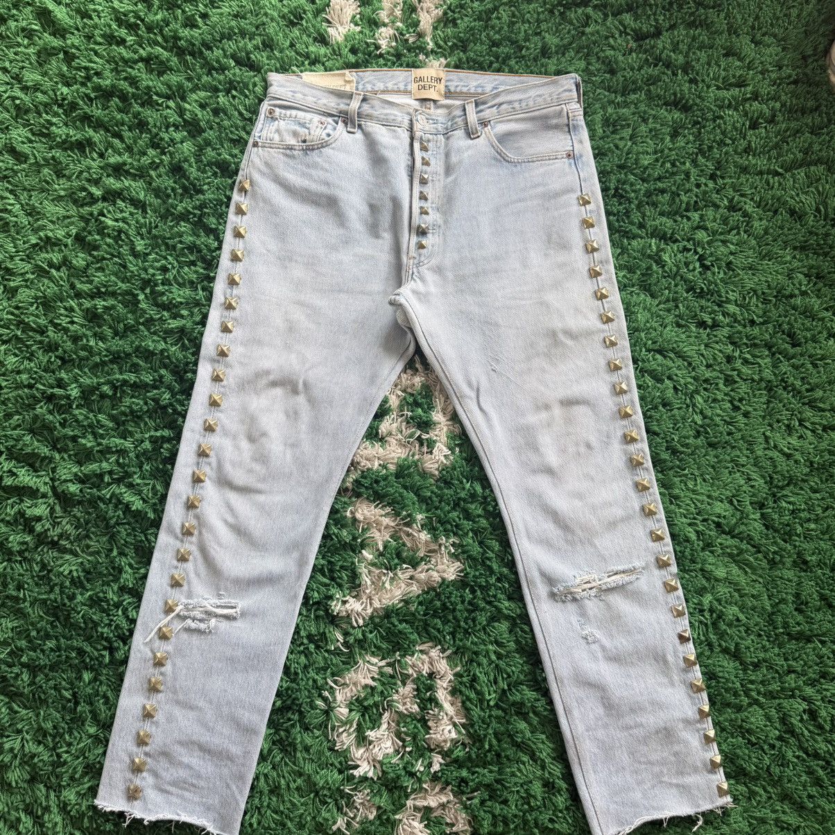 Gallery Dept. Gallery Dept Rodman Jeans Studded Size US 34 / EU 50 - 3 Thumbnail