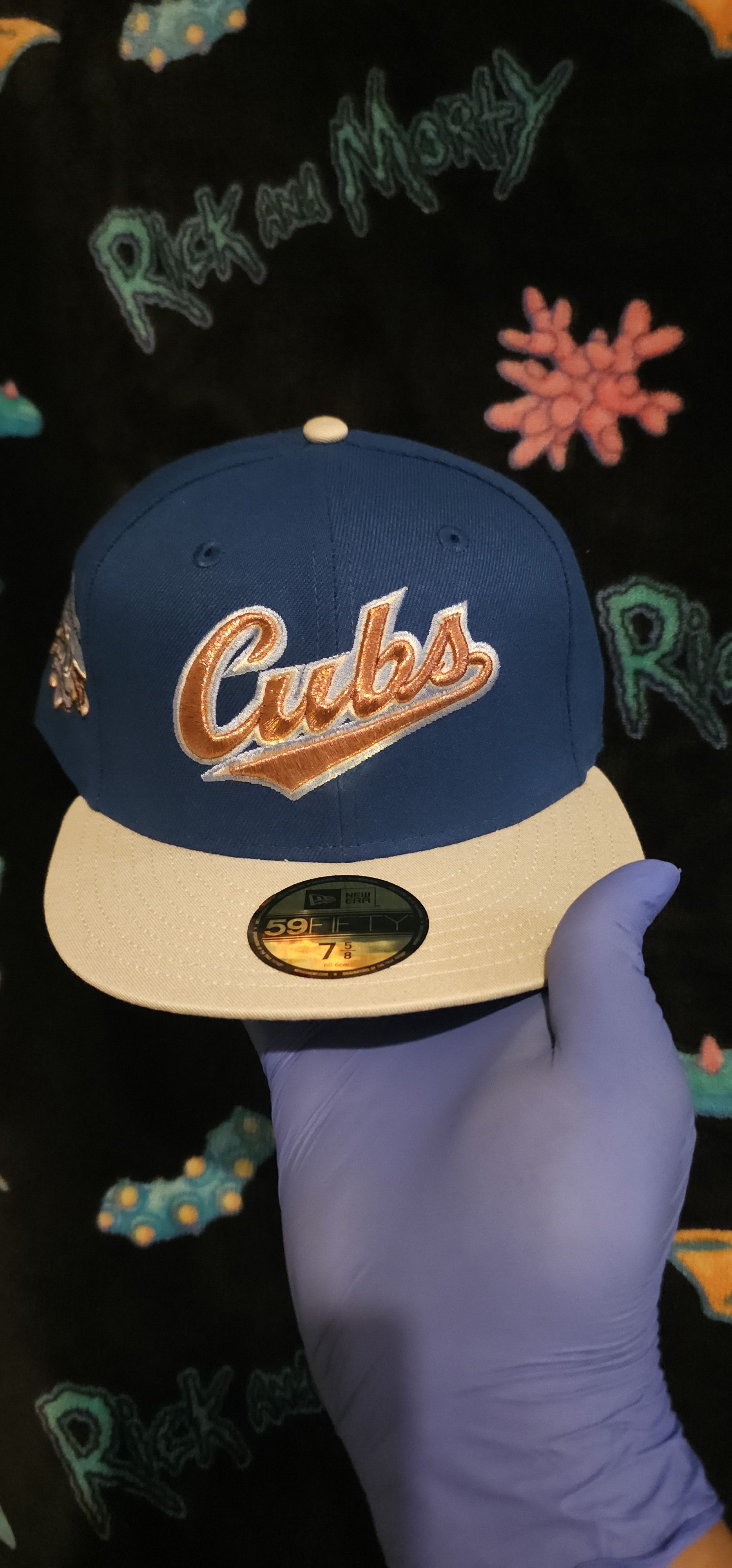 New Era Chicago Cubs Script, Jackie Patch Exclusive New era fitted Size ONE SIZE - 2 Thumbnail