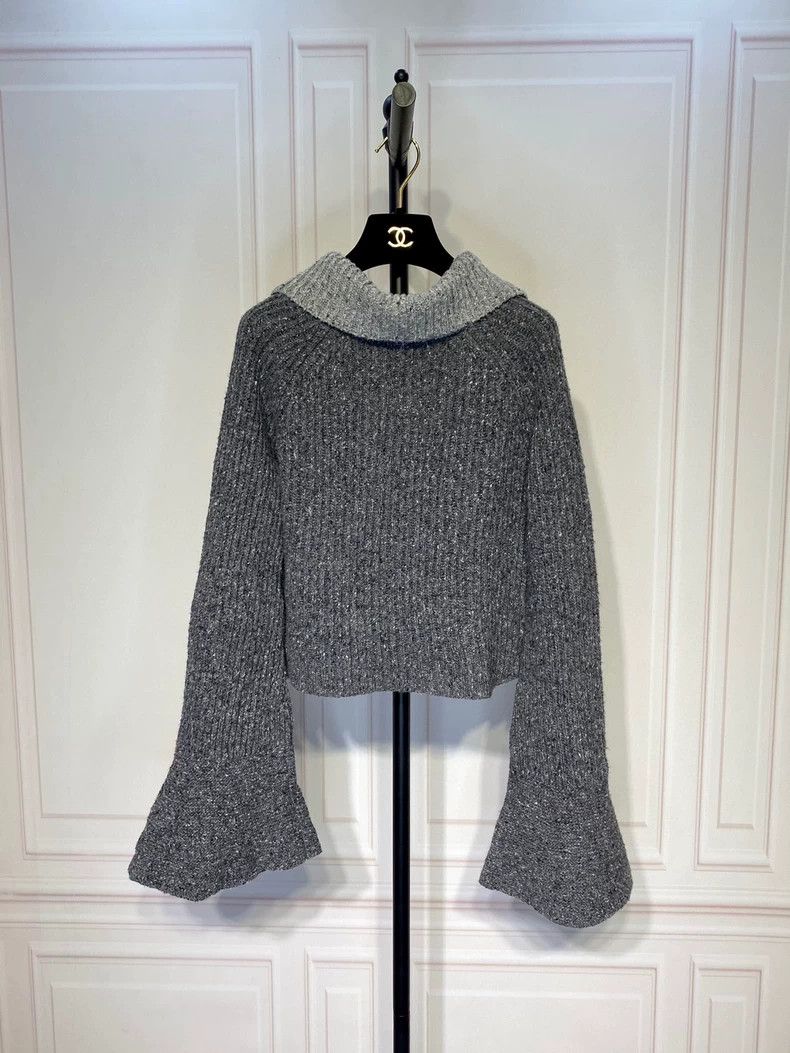 Loewe Loewe Bell Sleeve Knit Top - dmc Size US M / EU 48-50 / 2 - 1 Thumbnail