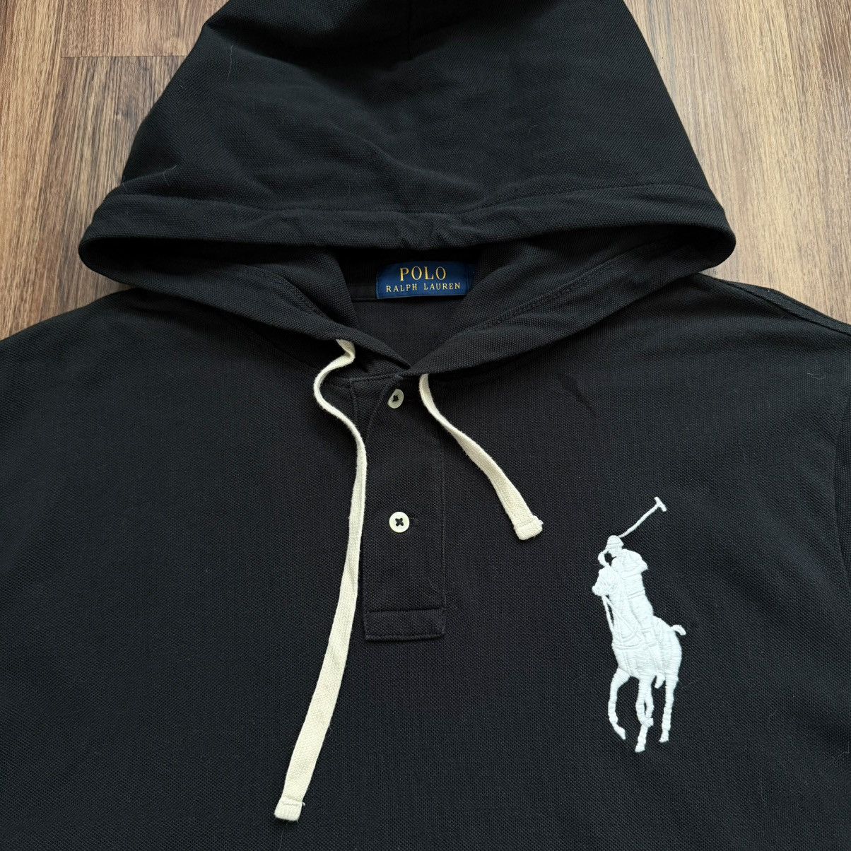 Polo Ralph Lauren Polo Ralph Lauren Hooded Big Pony #3 Long Sleeve Polo Sz XL Size US XL / EU 56 / 4 - 1 Thumbnail