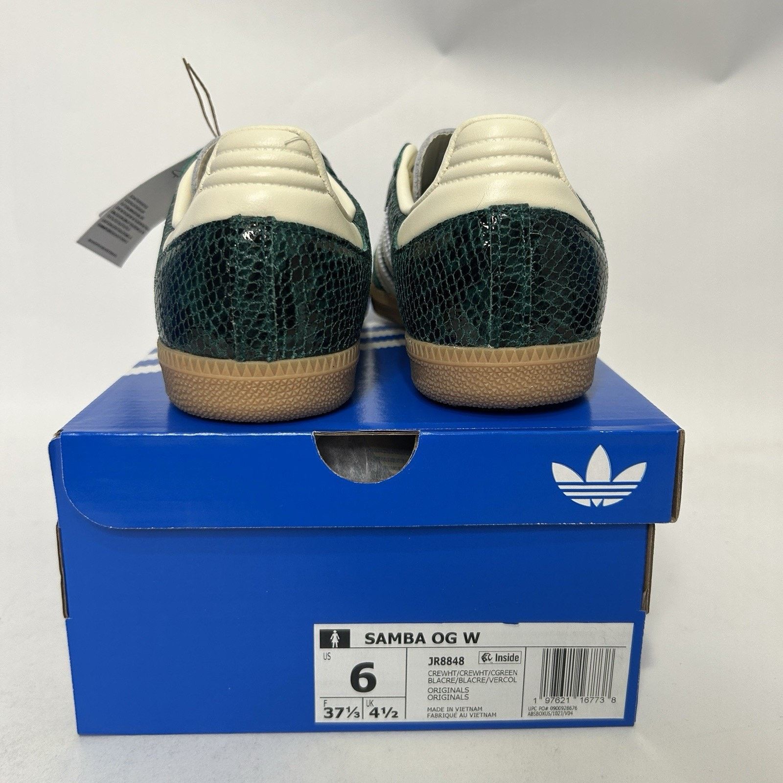 Adidas adidas Samba OG Snakeskin Pack - “Collegiate Green” JR8848 Size US 6 / IT 36 - 4 Thumbnail