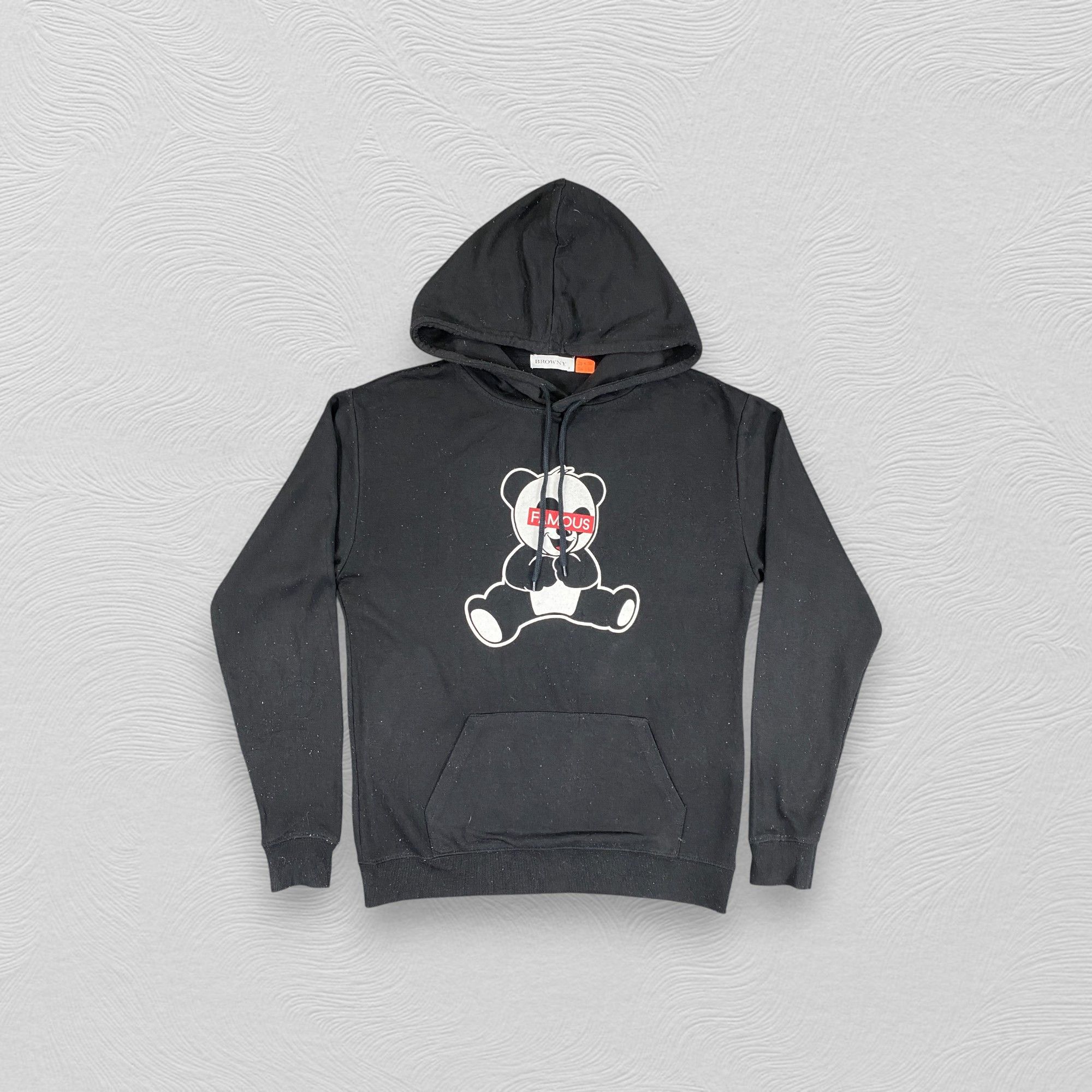 Japanese Brand Vintage Browny Panda Hoodies -SW190 Size US M / EU 48-50 / 2 - 1 Thumbnail