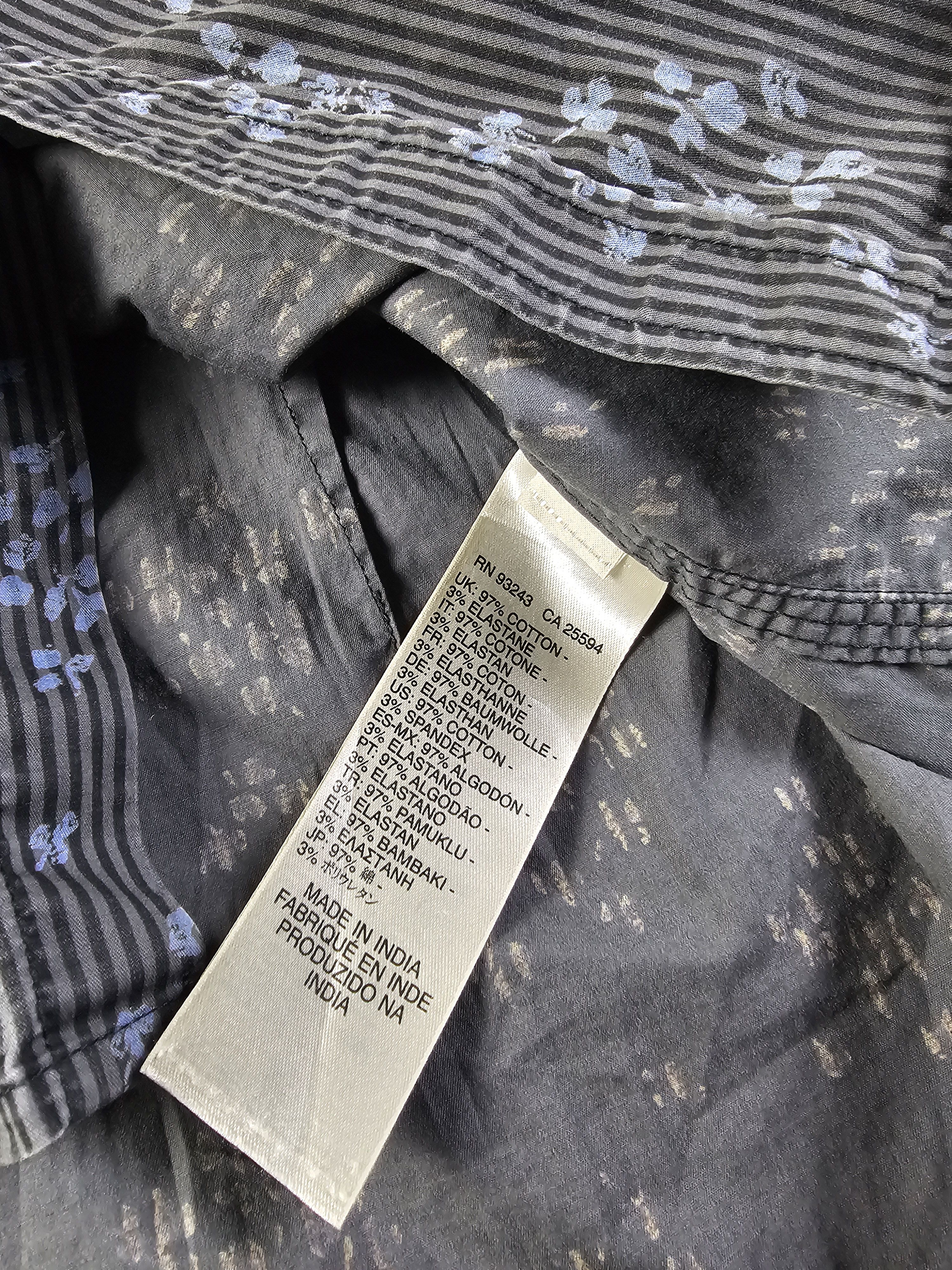 Diesel Vintage Diesel Shirt Men L Slim Fit Striped Stretch Y2K Size US L / EU 52-54 / 3 - 5 Thumbnail