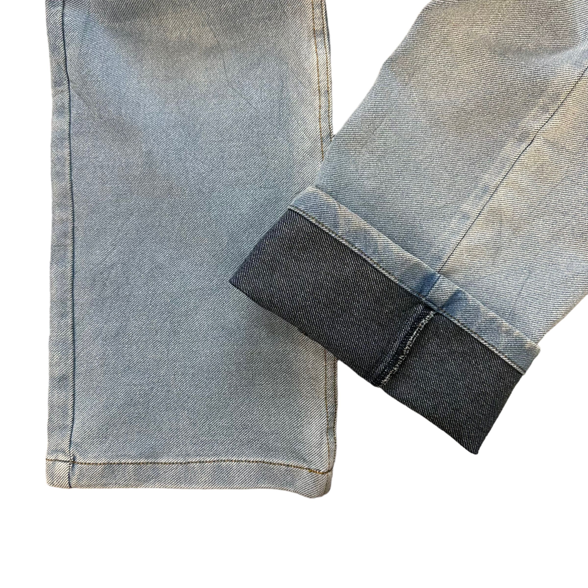 Japanese Brand COMME LE VENT HOMME LIGHT WASH DENIM PANT #7803-177 Size US 27 - 9 Thumbnail