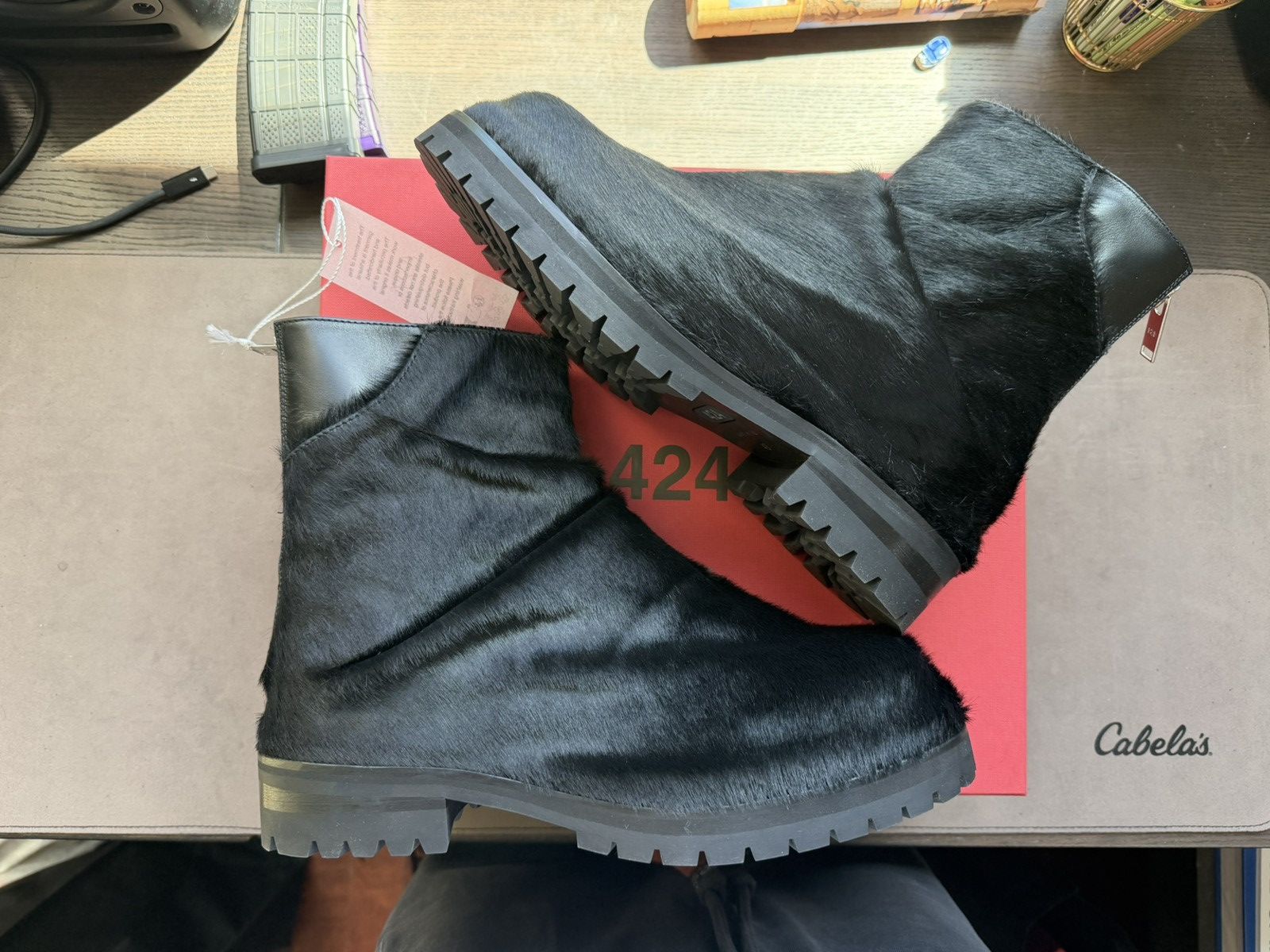424 PONY HAIR MARATHON BOOT Size US 10 / EU 43 - 1 Thumbnail