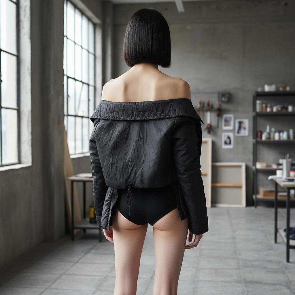 Other The Asymmetrical Puffer Jacket Size ONE SIZE - 4 Thumbnail