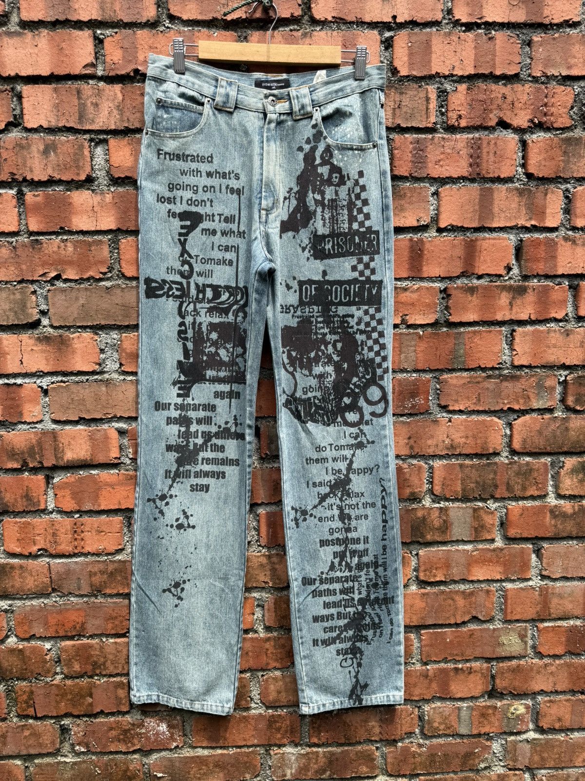 If Six Was Nine W31x34 in the attic homme punk rock seditionaries design Size US 31 - 1 Thumbnail