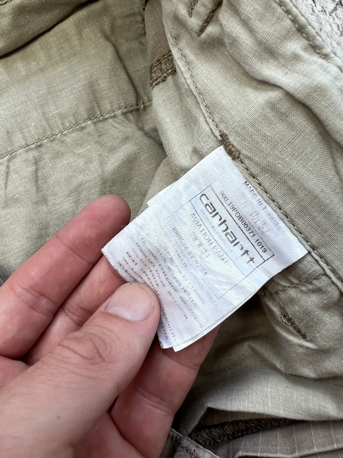 Carhartt × Vintage Vintage Carhartt cargo pants Washed distressed Y2K Size US 30 / EU 46 - 6 Thumbnail