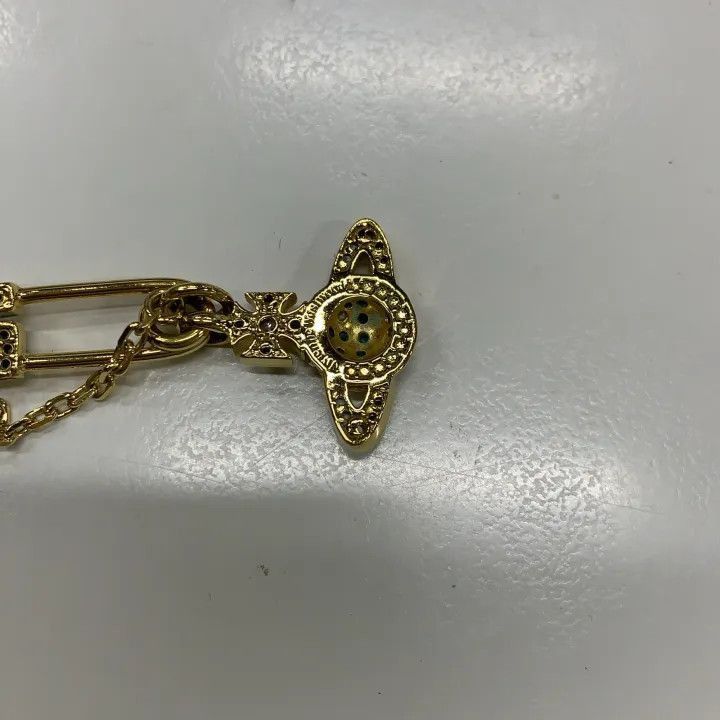 Vivienne Westwood Vivienne Westwood Safety Pin Pendant Necklace Size ONE SIZE - 3 Thumbnail