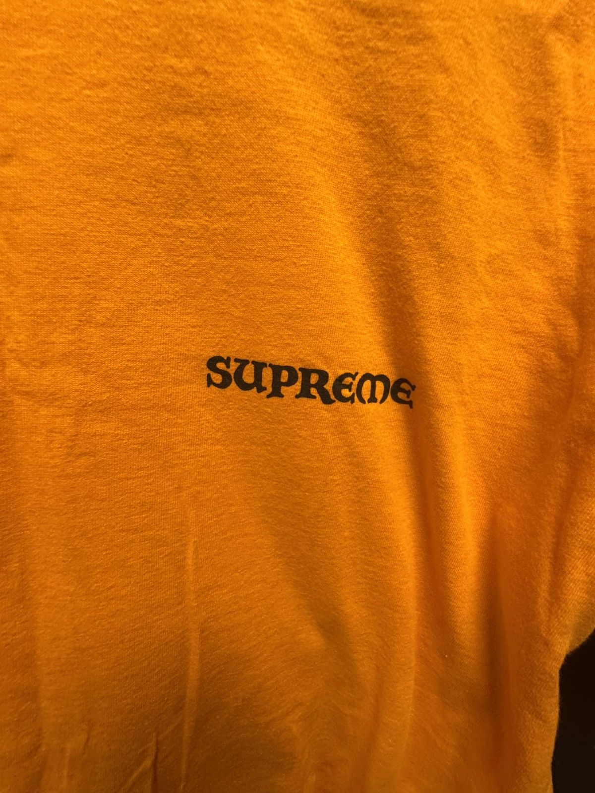 Supreme Supreme Worship Tee Orange Size US M / EU 48-50 / 2 - 3 Thumbnail