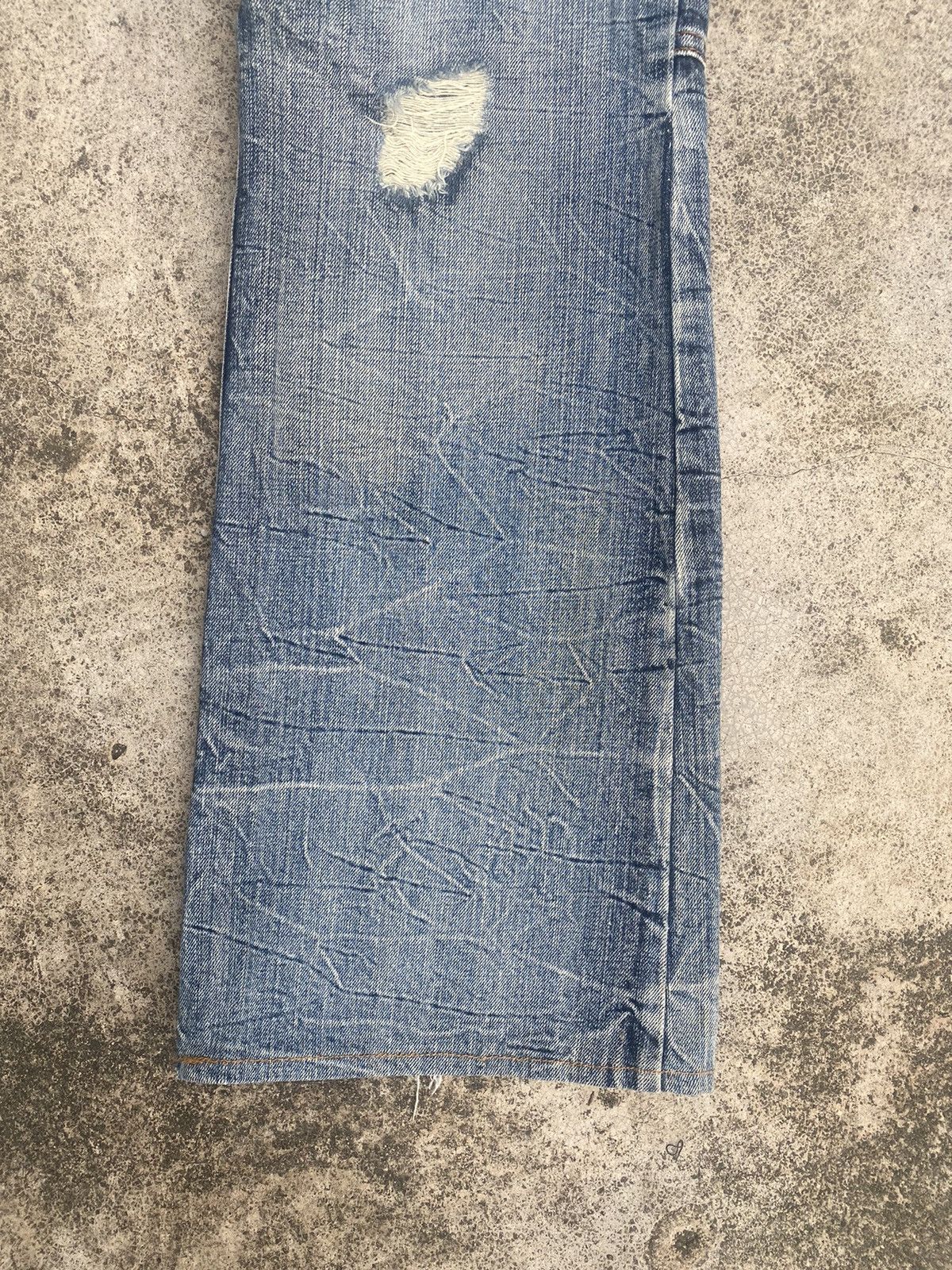 If Six Was Nine × Japanese Brand Flare Jeans Semantic Design Cargo Multipocket Bootcut Size US 33 - 4 Thumbnail