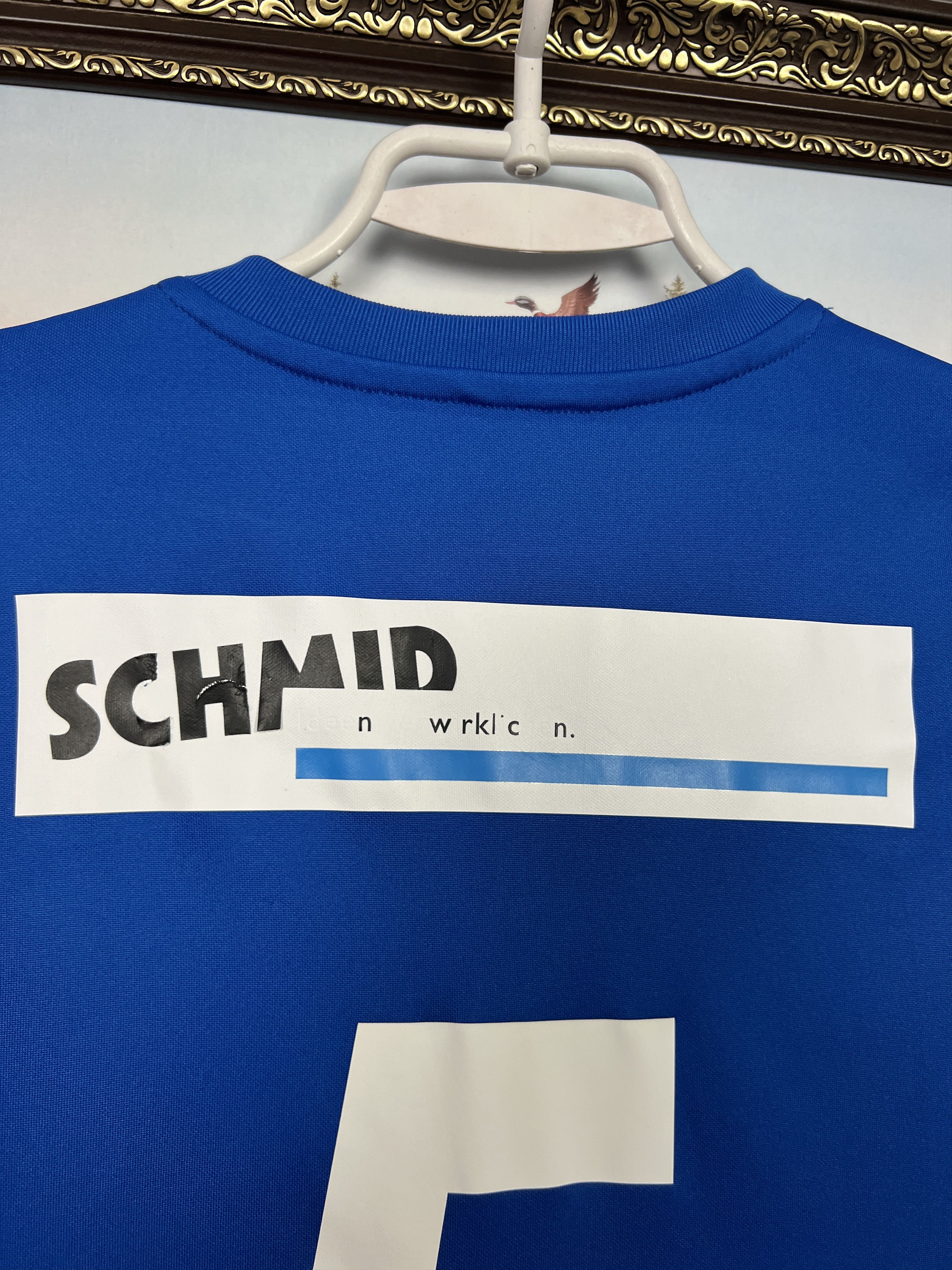 Nike Luzern 2017 Home Nike #5 Player Issue Soccer Blue Shirt Size US M / EU 48-50 / 2 - 15 Thumbnail
