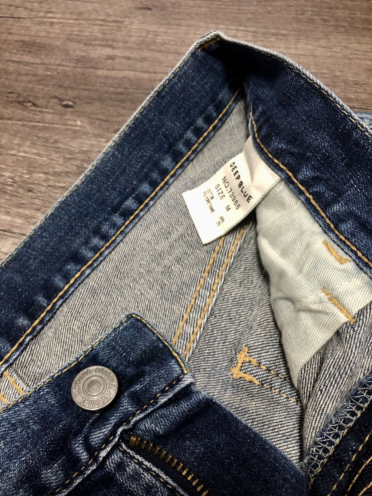 Blue Blue Japan × Eternal × Japanese Brand Eternal Deep Blue Selvedge Denim Jeans Size US 30 / EU 46 - 4 Thumbnail