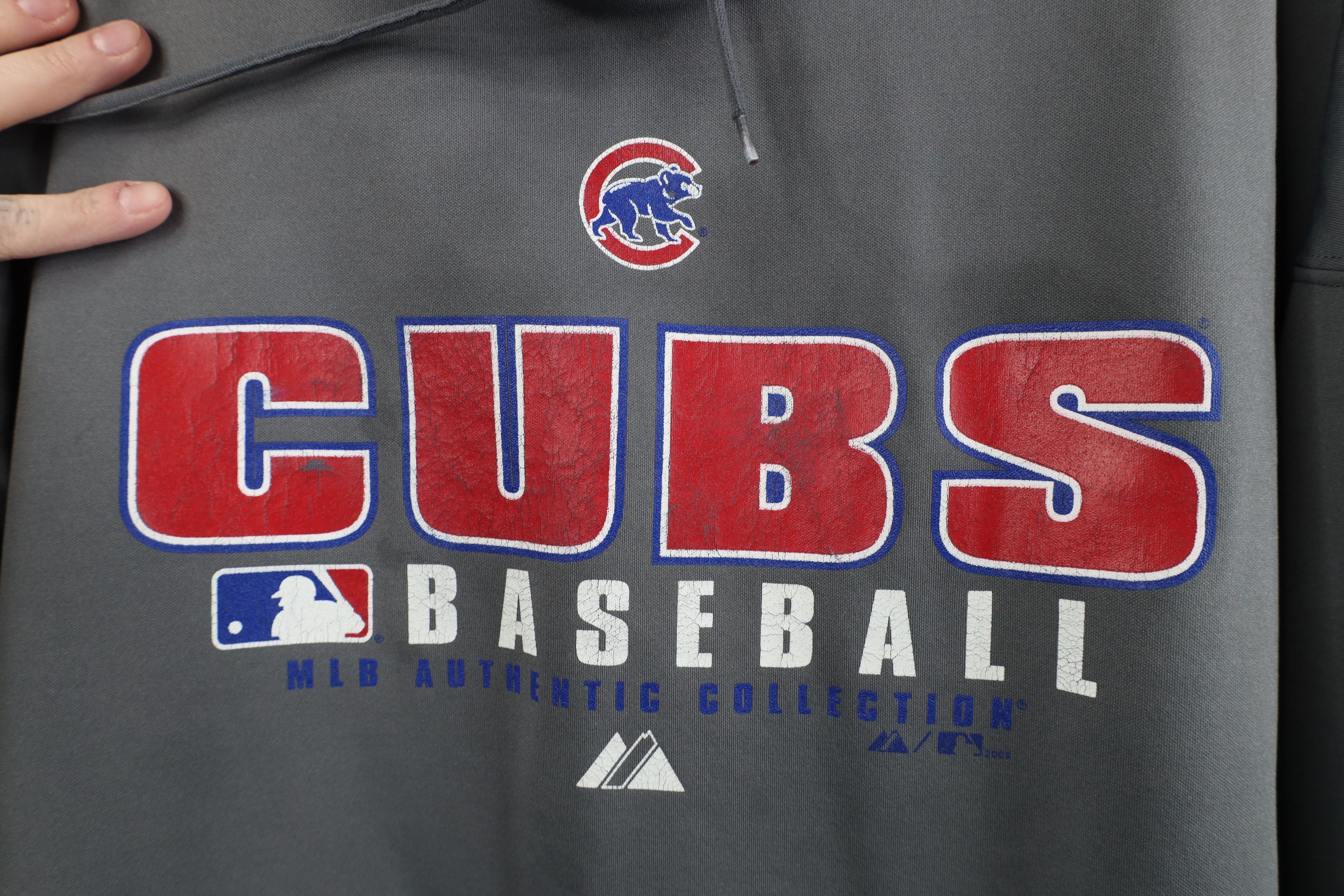 Majestic Vintage Y2K Majestic Chicago Cubs Baseball Hoodie Sweatshirt Size US XXL / EU 58 / 5 - 4 Thumbnail