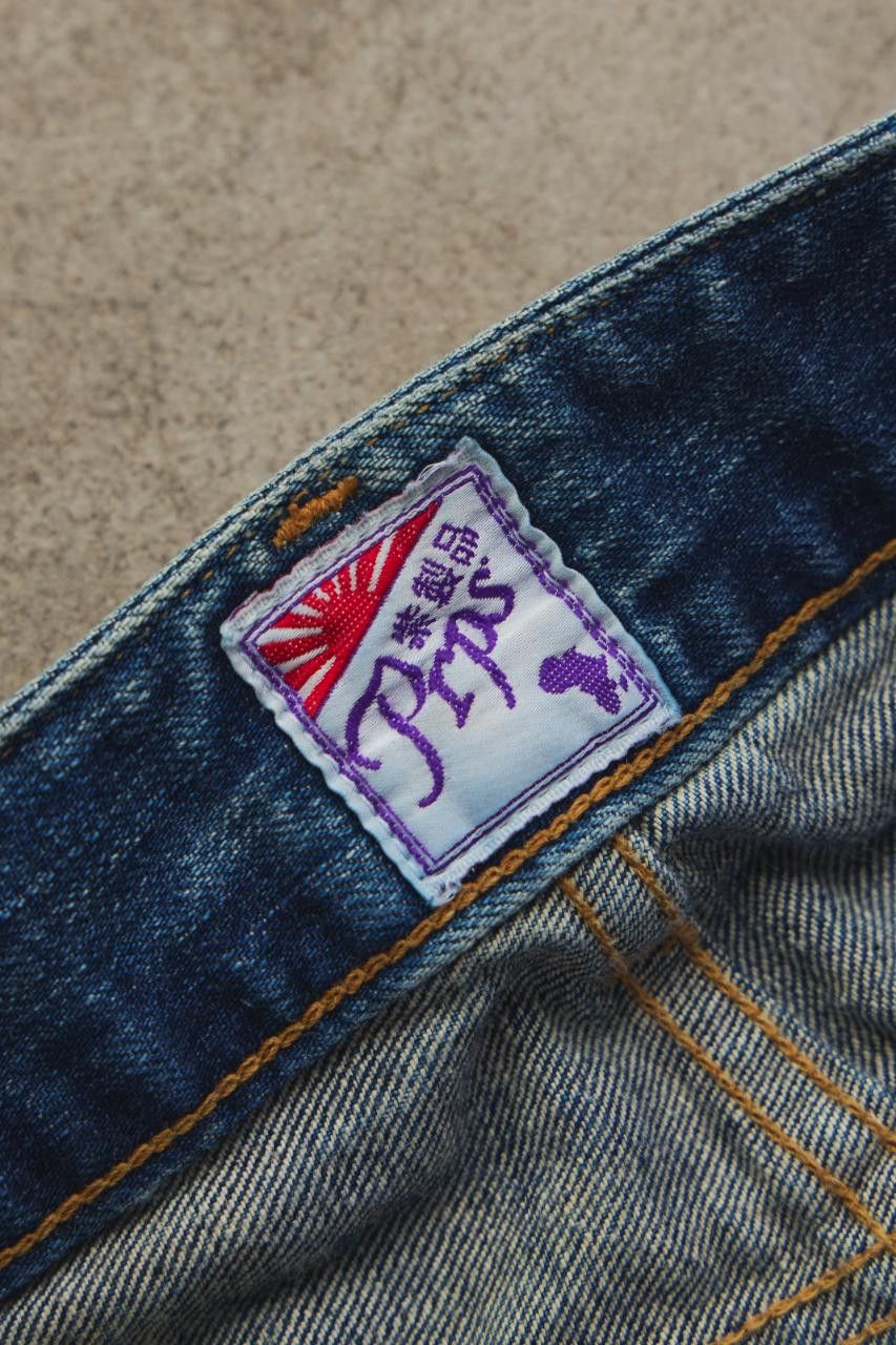 Prps PRPS "Purple Goods" Text Printed Distressed Jeans Size US 30 / EU 46 - 7 Thumbnail