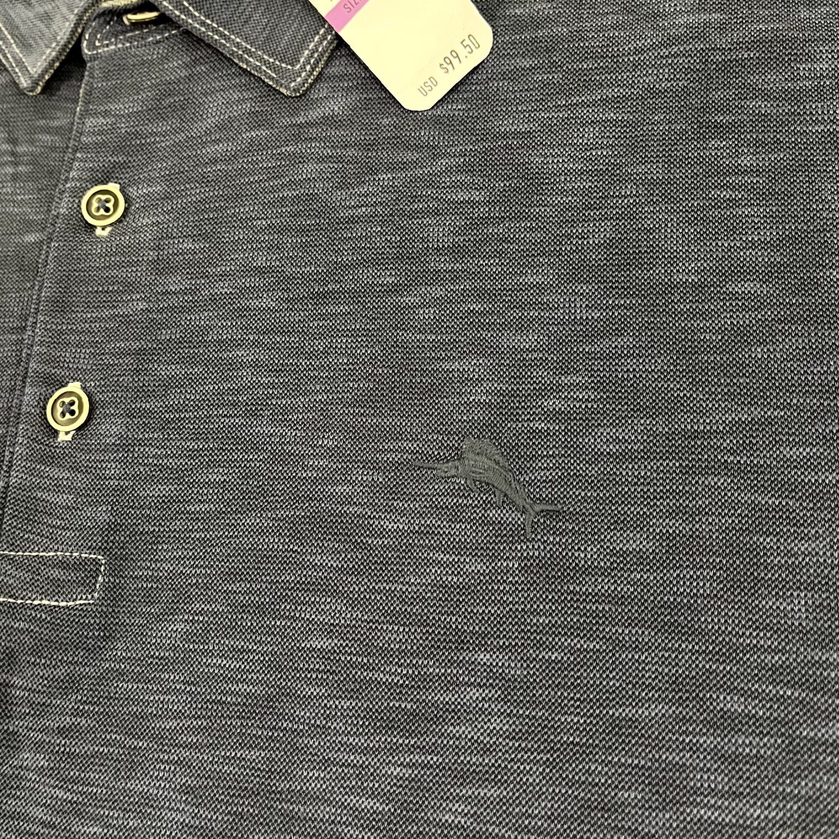 Tommy Bahama **Tommy Bahama Mens 2XL Blue Denim Polo Shirt NEW** User: **Tommy Bahama Mens 2XL Blue Denim Polo Shirt NEW** Size US XXL / EU 58 / 5 - 2 Thumbnail