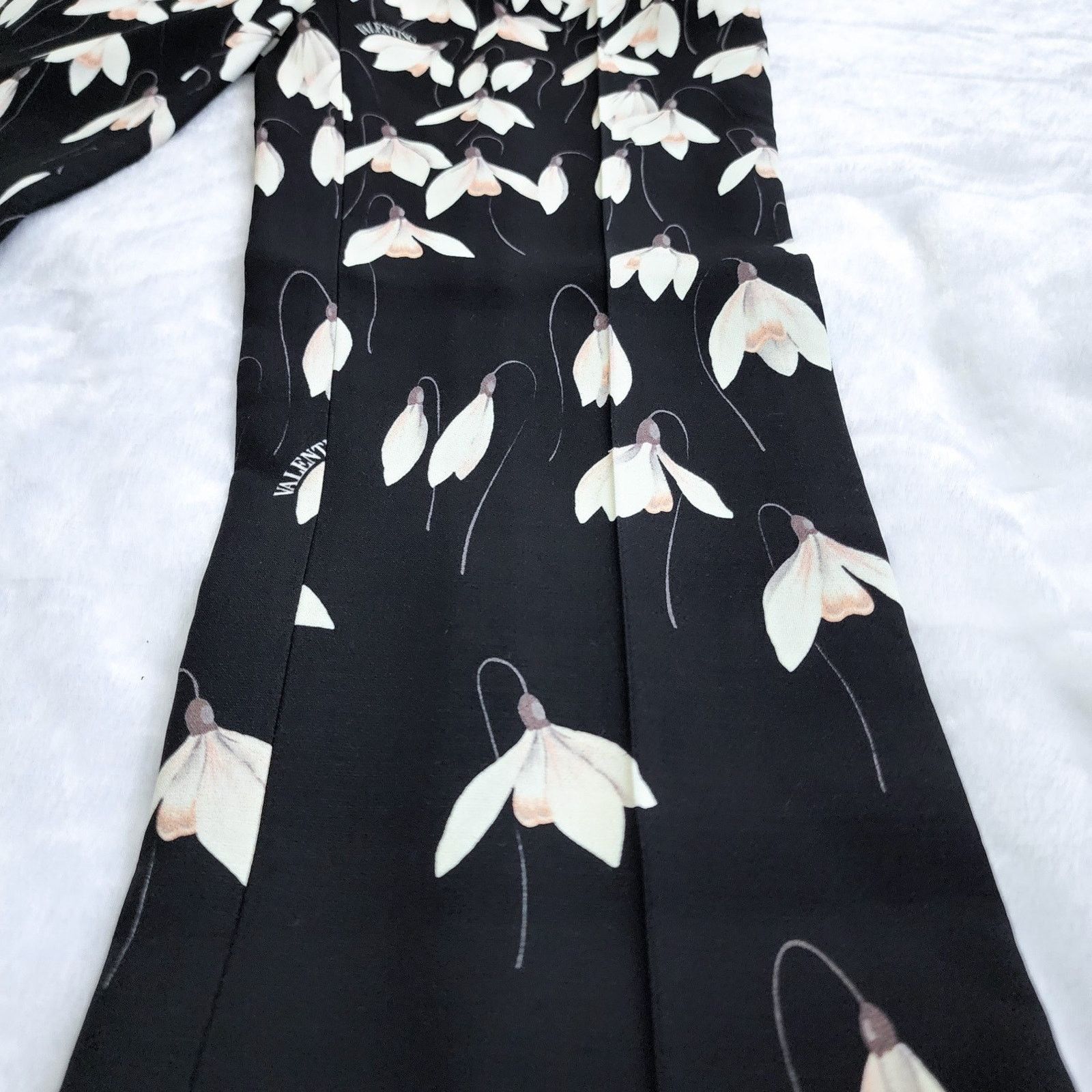 Valentino Valentino Snowdrop Crepe Couture Floral Trousers MSRP $2200 Size 26" / US 2 / IT 38 - 3 Thumbnail