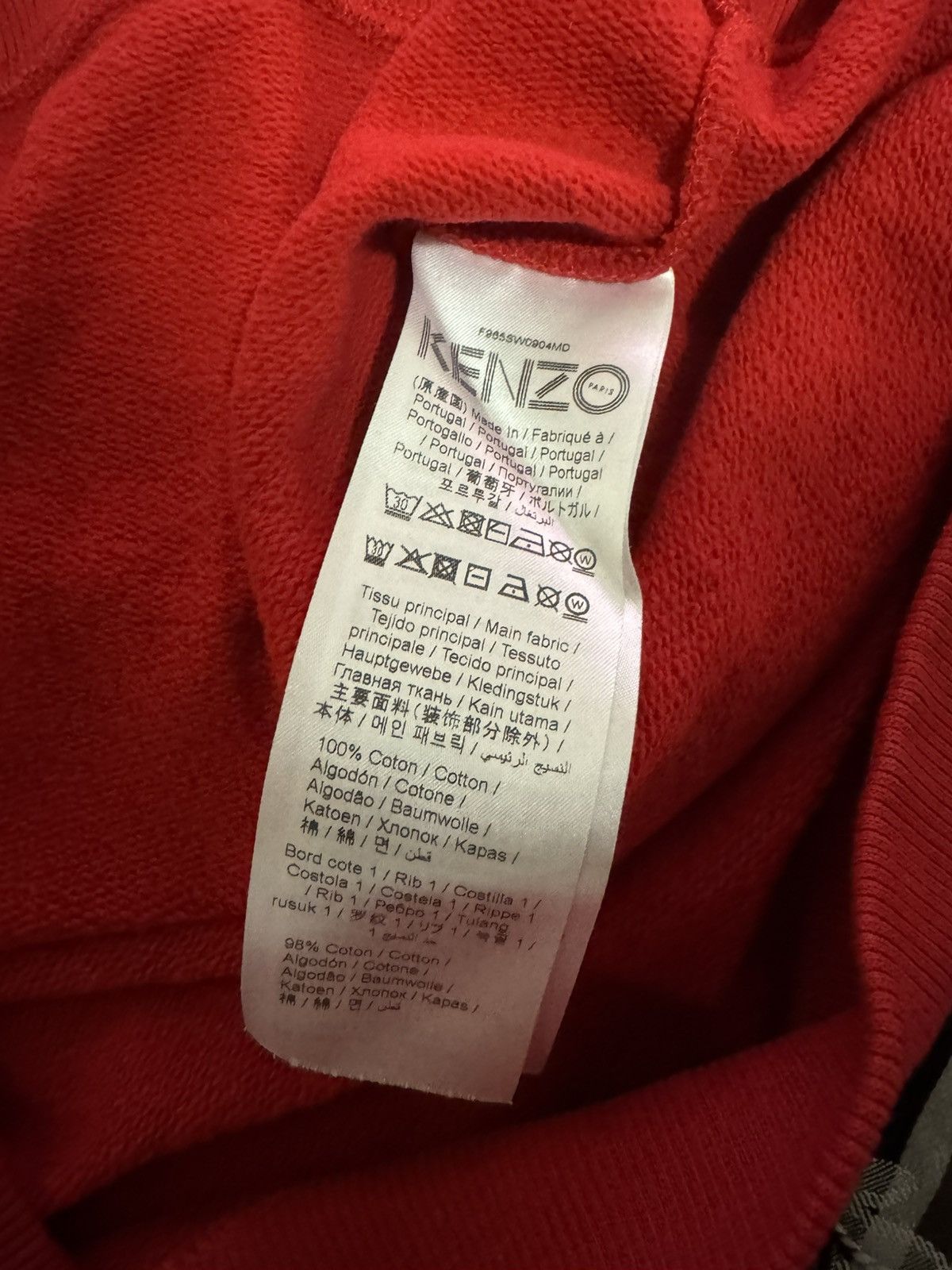 Kenzo Kenzo Tiger Red Crewneck Size US M / EU 48-50 / 2 - 3 Thumbnail