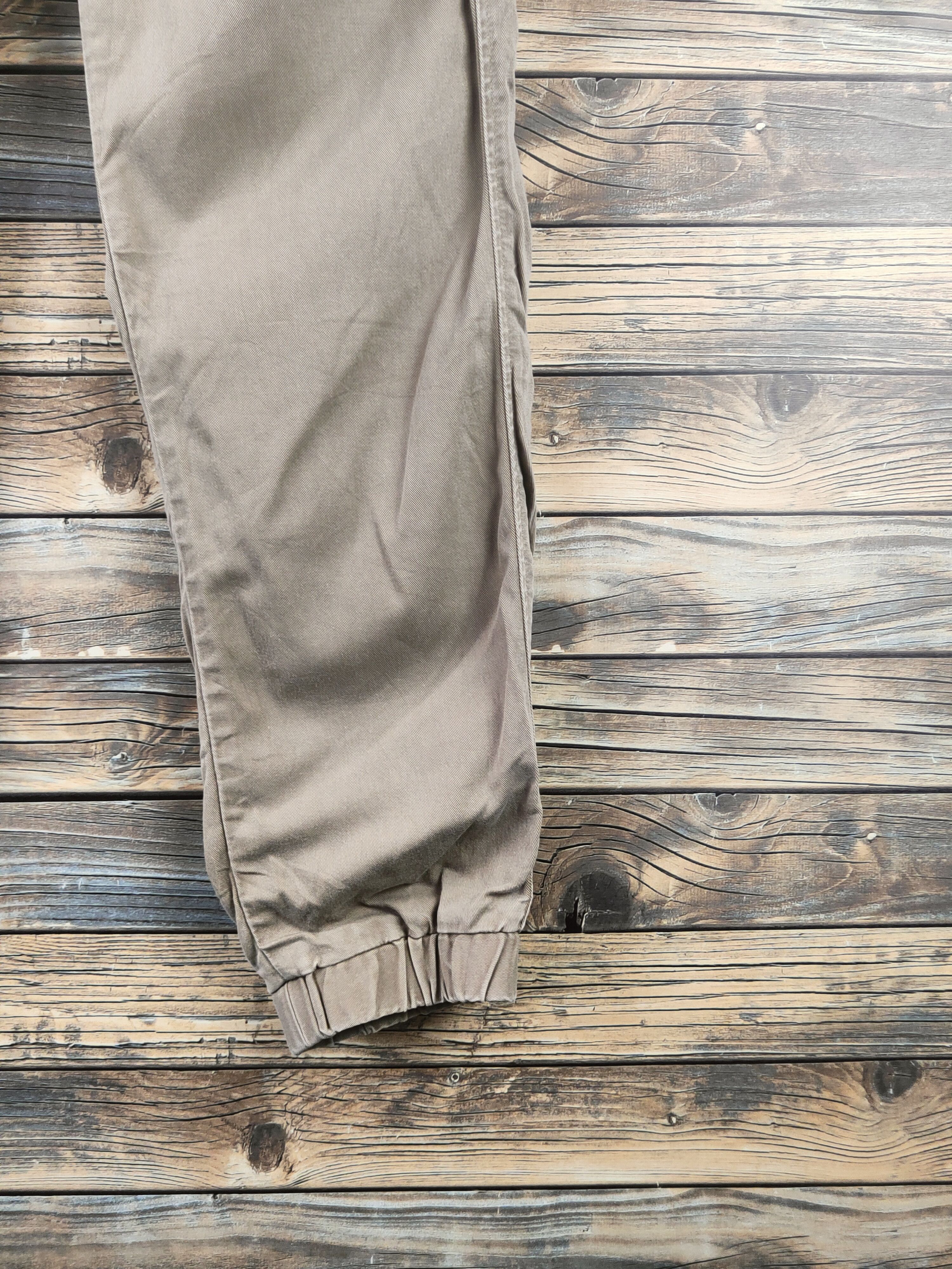 Japanese Brand DL Uniqlo Beige Multipocket Joggers #46-336 Size US 32 / EU 48 - 6 Thumbnail