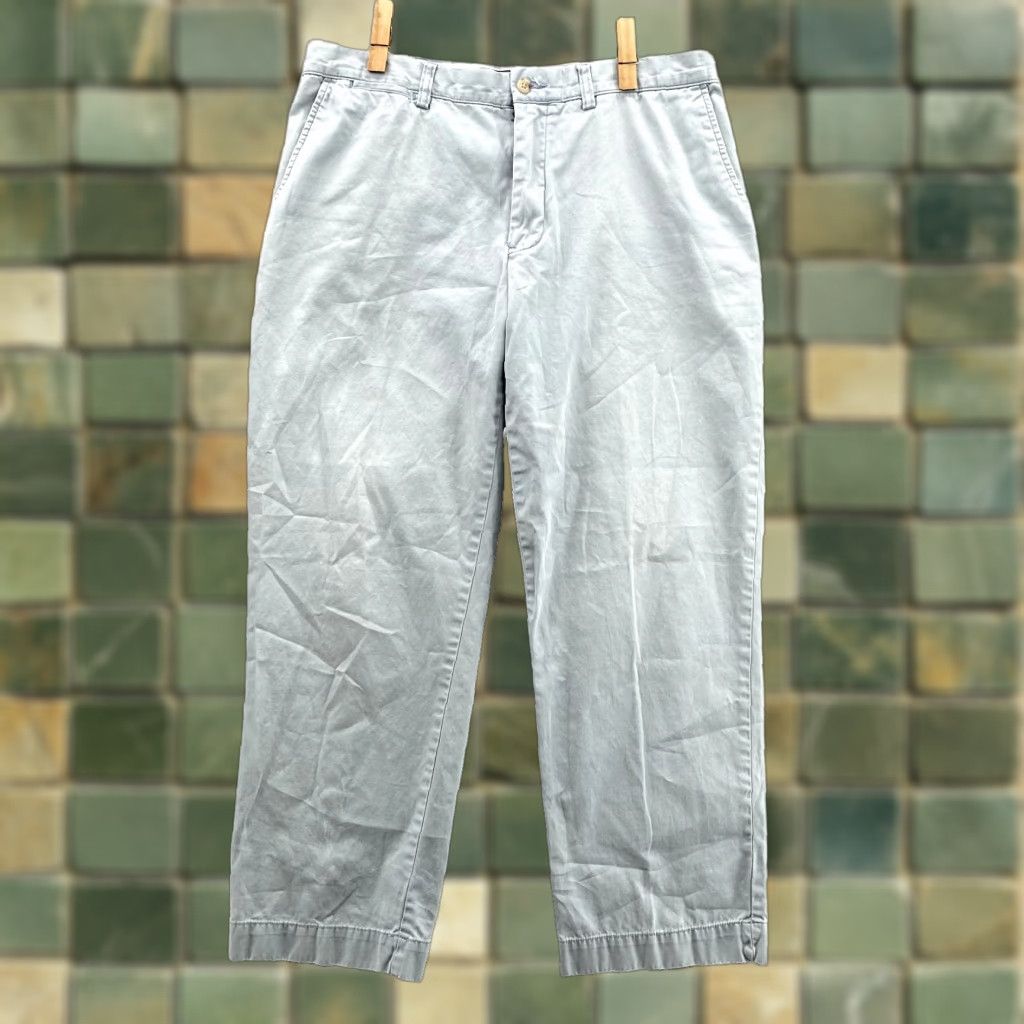 Polo Ralph Lauren VINTAGE Polo Ralph Lauren Pant Men 33x27 Light Blue Classic Preppy Casual Slack Size US XS / EU 42 / 0 - 1 Thumbnail