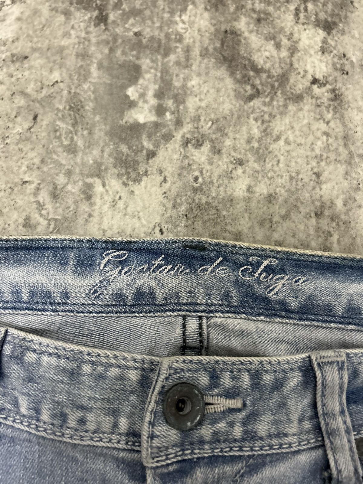 GOSTAR DE FUGA Gostar De Fuga Japan Slim Distressed Jeans Size US 34 / EU 50 - 6 Thumbnail