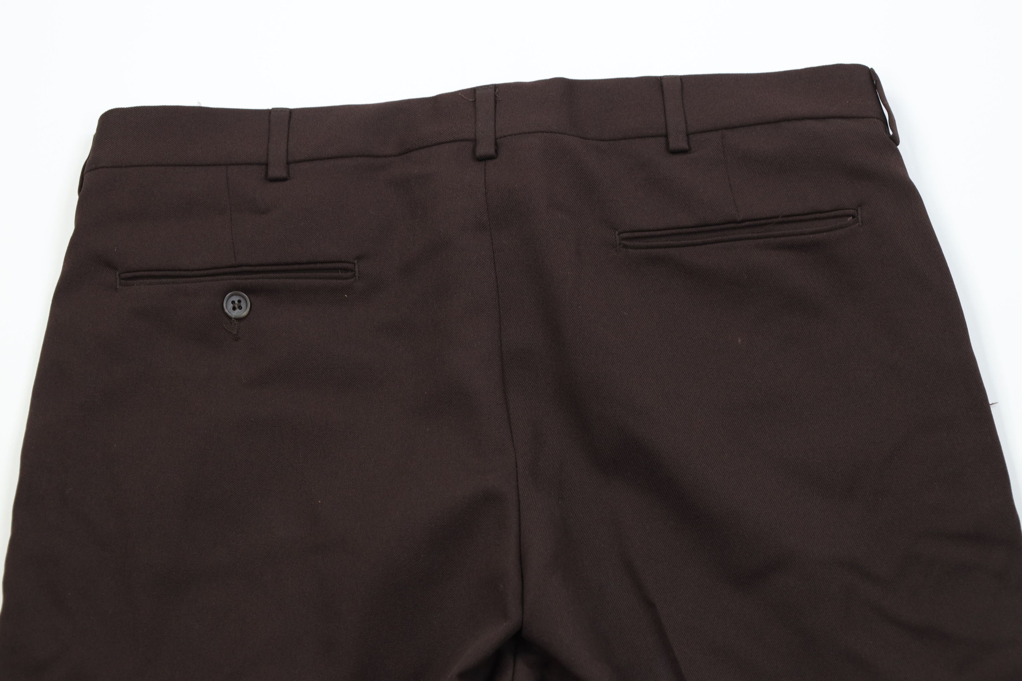Vintage Vintage 70s Streetwear Flared Wide Leg Chino Pants Brown USA Size US 36 / EU 52 - 10 Thumbnail
