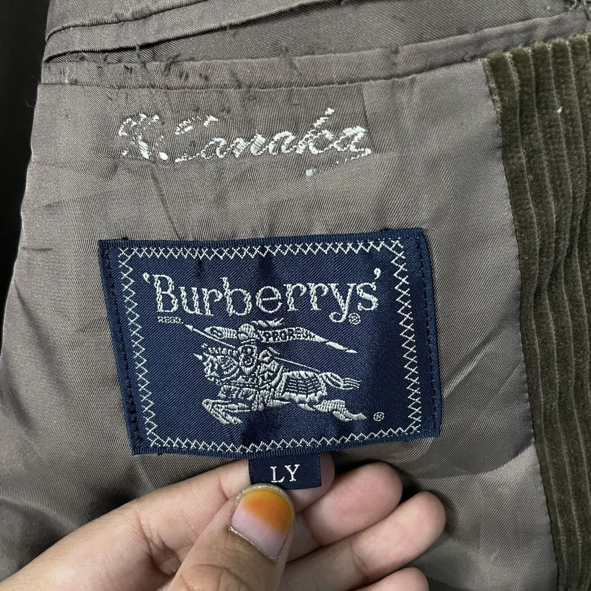 Burberry Brown Vtg Burberrys Corduroy Jacket Size US L / EU 52-54 / 3 - 15 Thumbnail