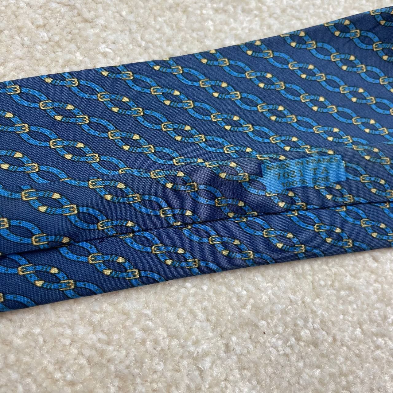 Hermes Hermes Silk Tie 7021 TA Belts Size ONE SIZE - 5 Thumbnail