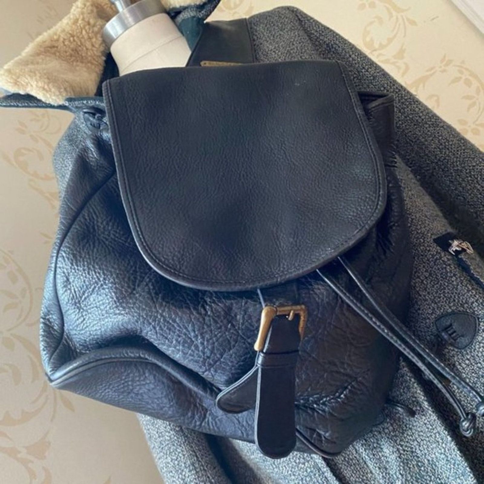 Timberland Timberland 100% Leather Black Crossbody/Backpack M Size ONE SIZE - 1 Thumbnail