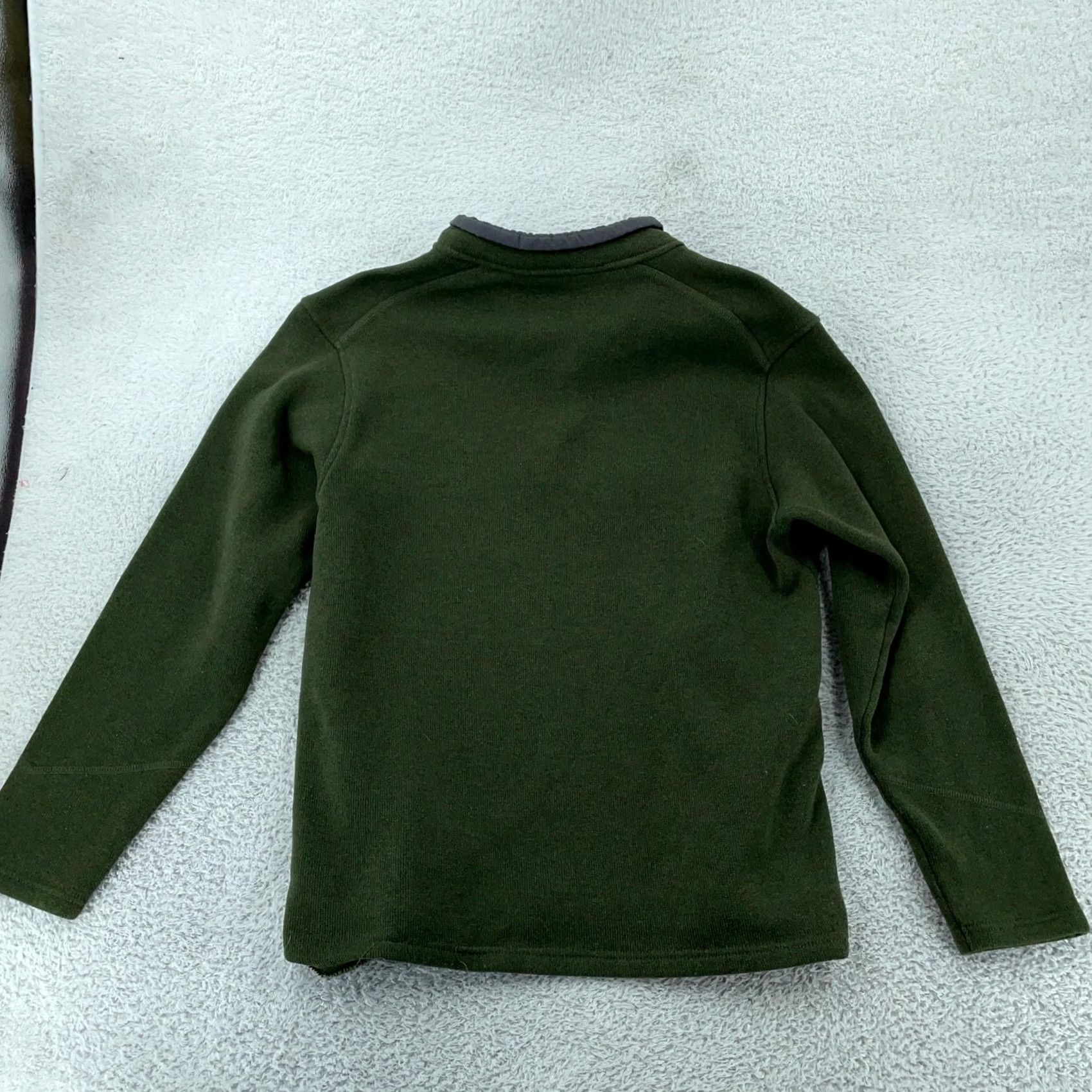 Vintage Columbia Fleece Jacket Mens Large Green Hiking Long Sleeve 1/4 Zip Pullover Jacket Size US L / EU 52-54 / 3 - 3 Thumbnail