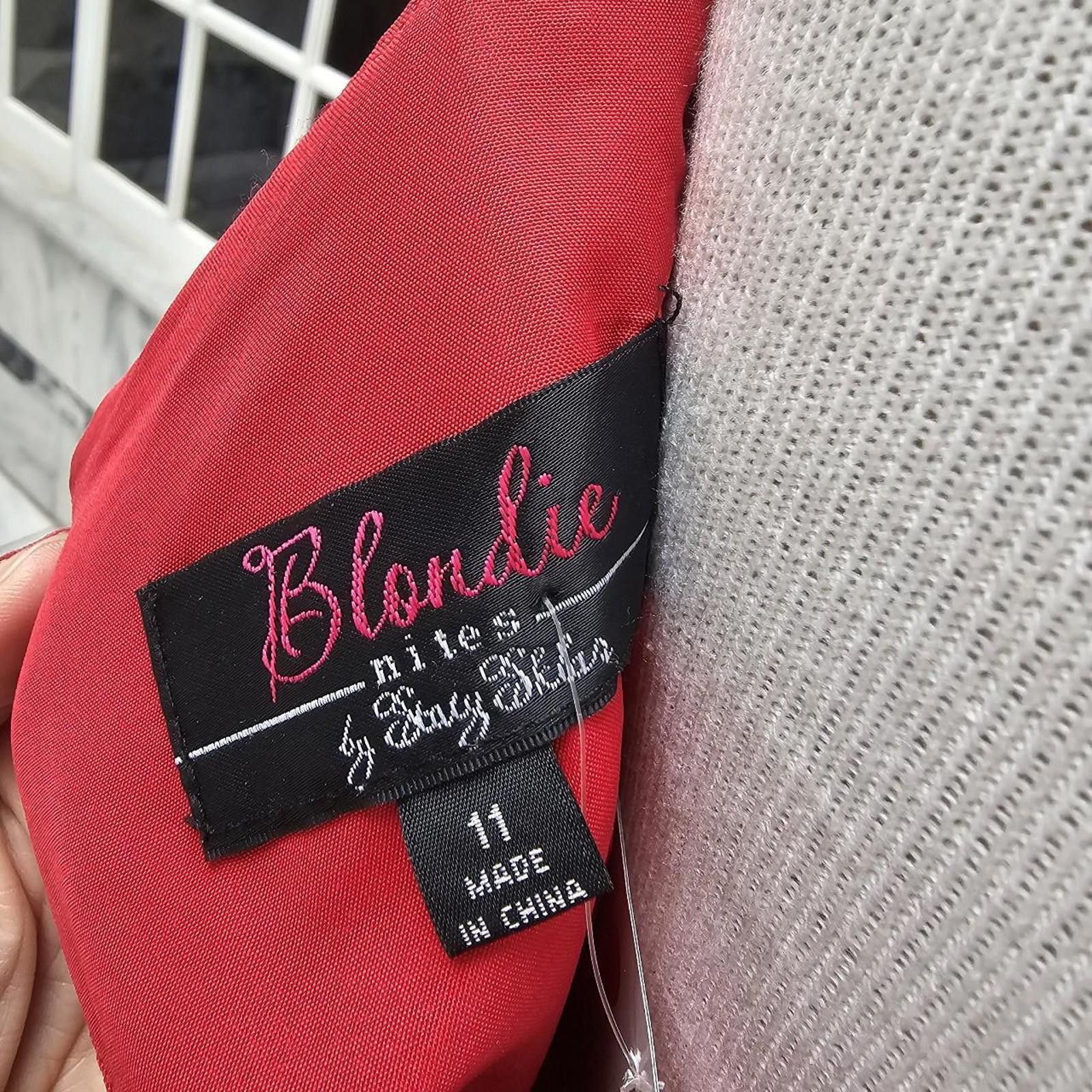 Designer Blondie Nites Women's Red Formal Dress Size XL / US 12-14 / IT 48-50 - 6 Thumbnail