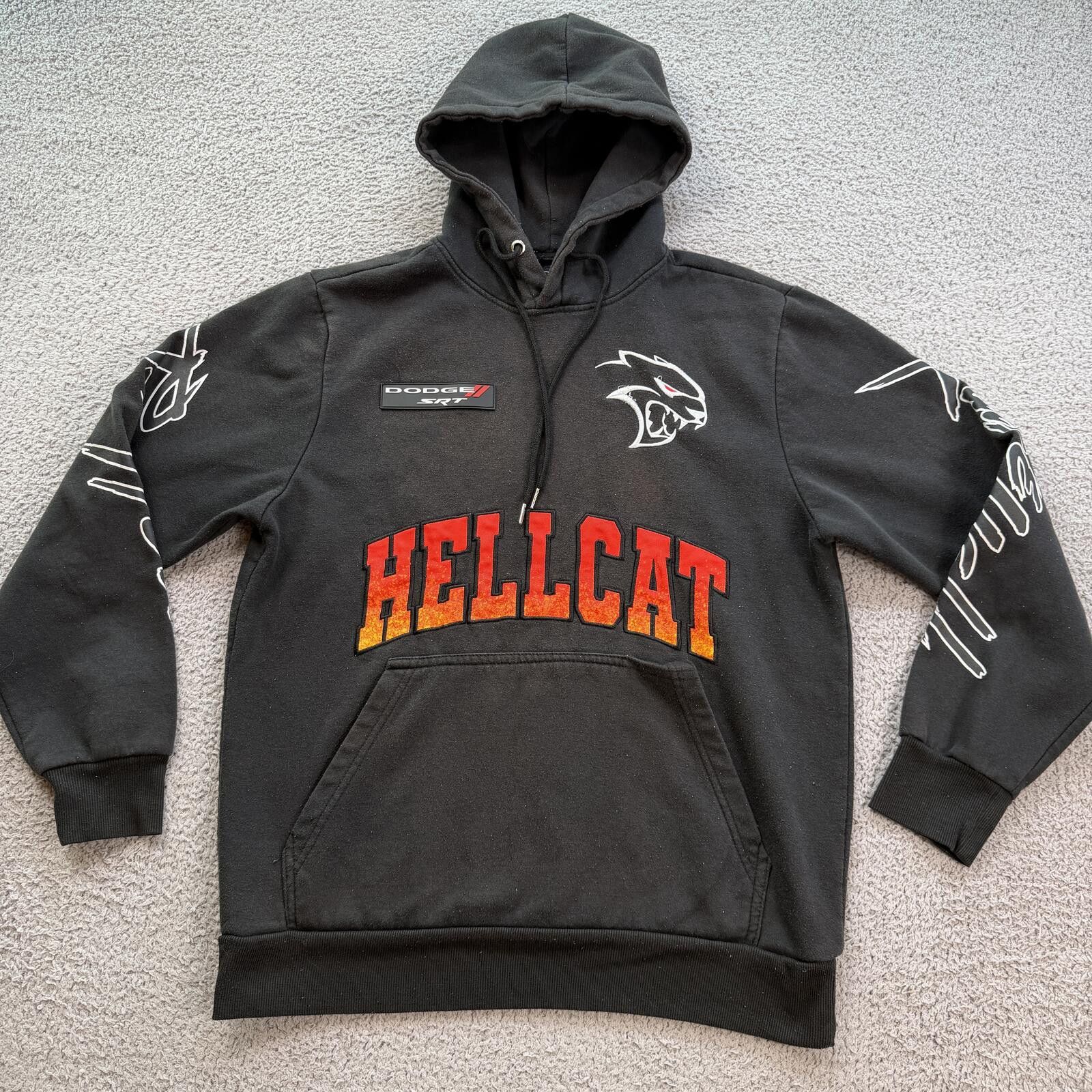 Other Dodge SRT Hellcat Hoodie Réason Black Racing Pullover Mopar Size US L / EU 52-54 / 3 - 1 Thumbnail