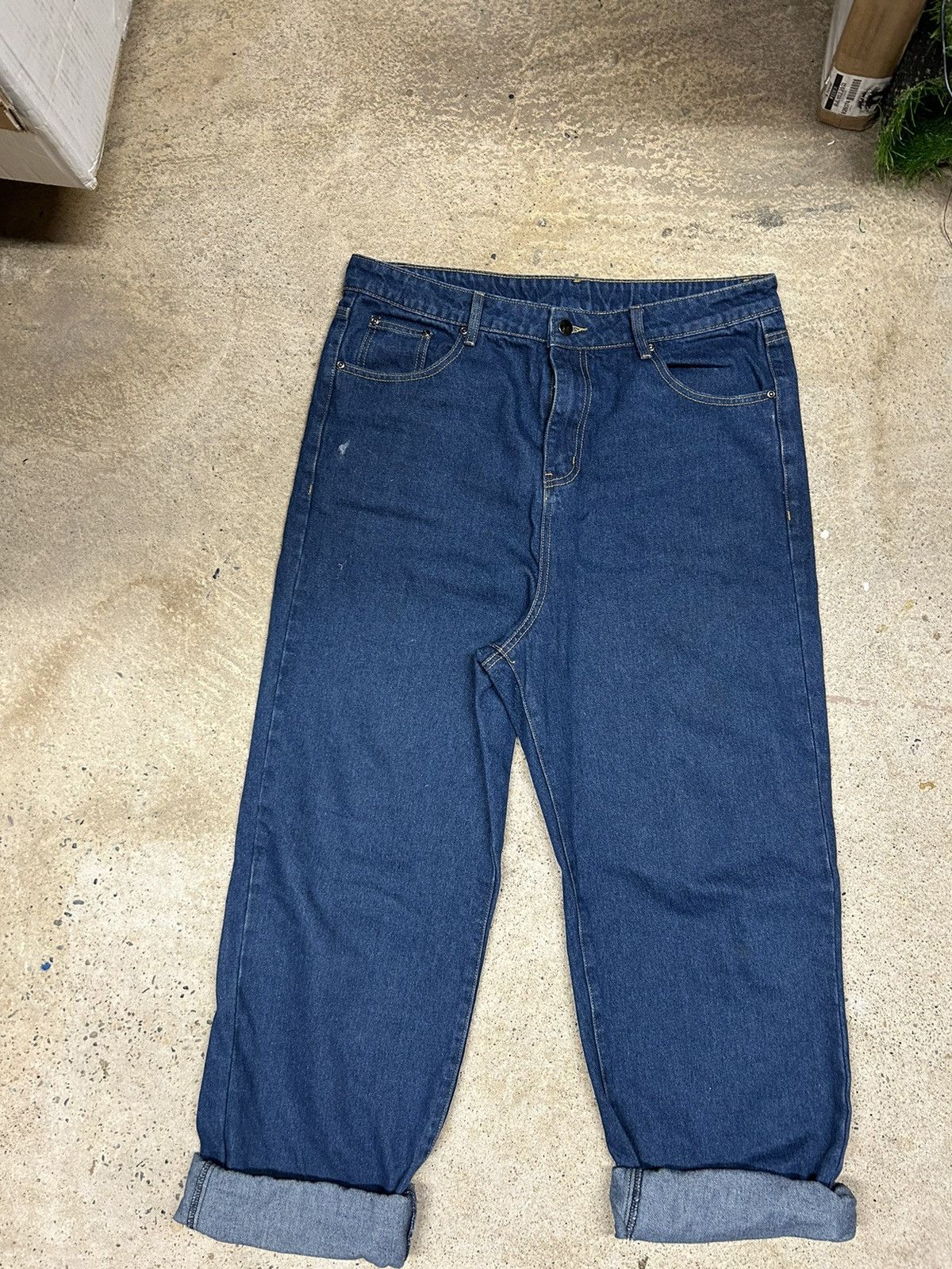 Vintage Tiger Print Denim Pants Size US 34 / EU 50 - 3 Thumbnail