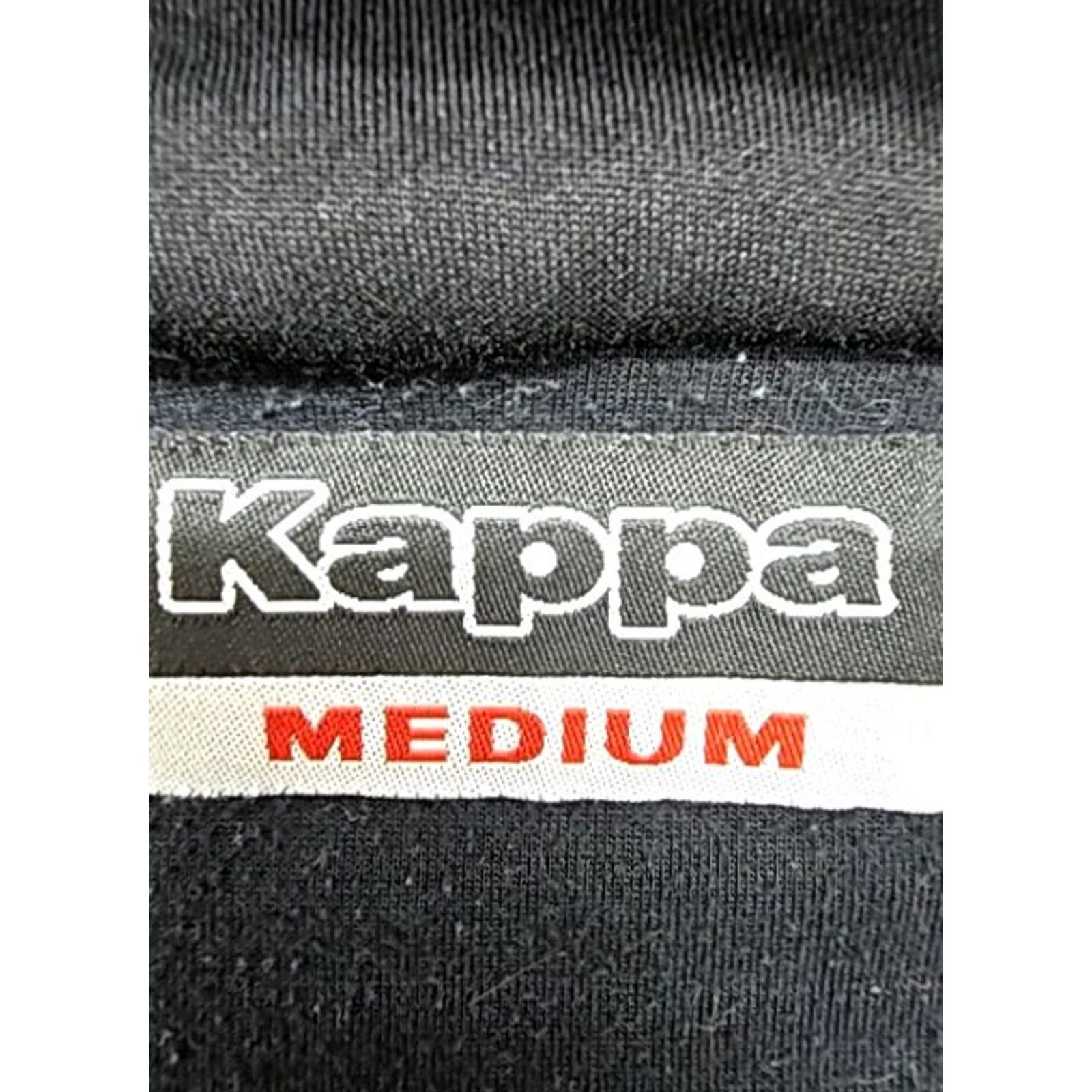 Kappa Kappa Mens Black Stripe Track Jacket M Polyester Zipper Med Size US M / EU 48-50 / 2 - 3 Thumbnail