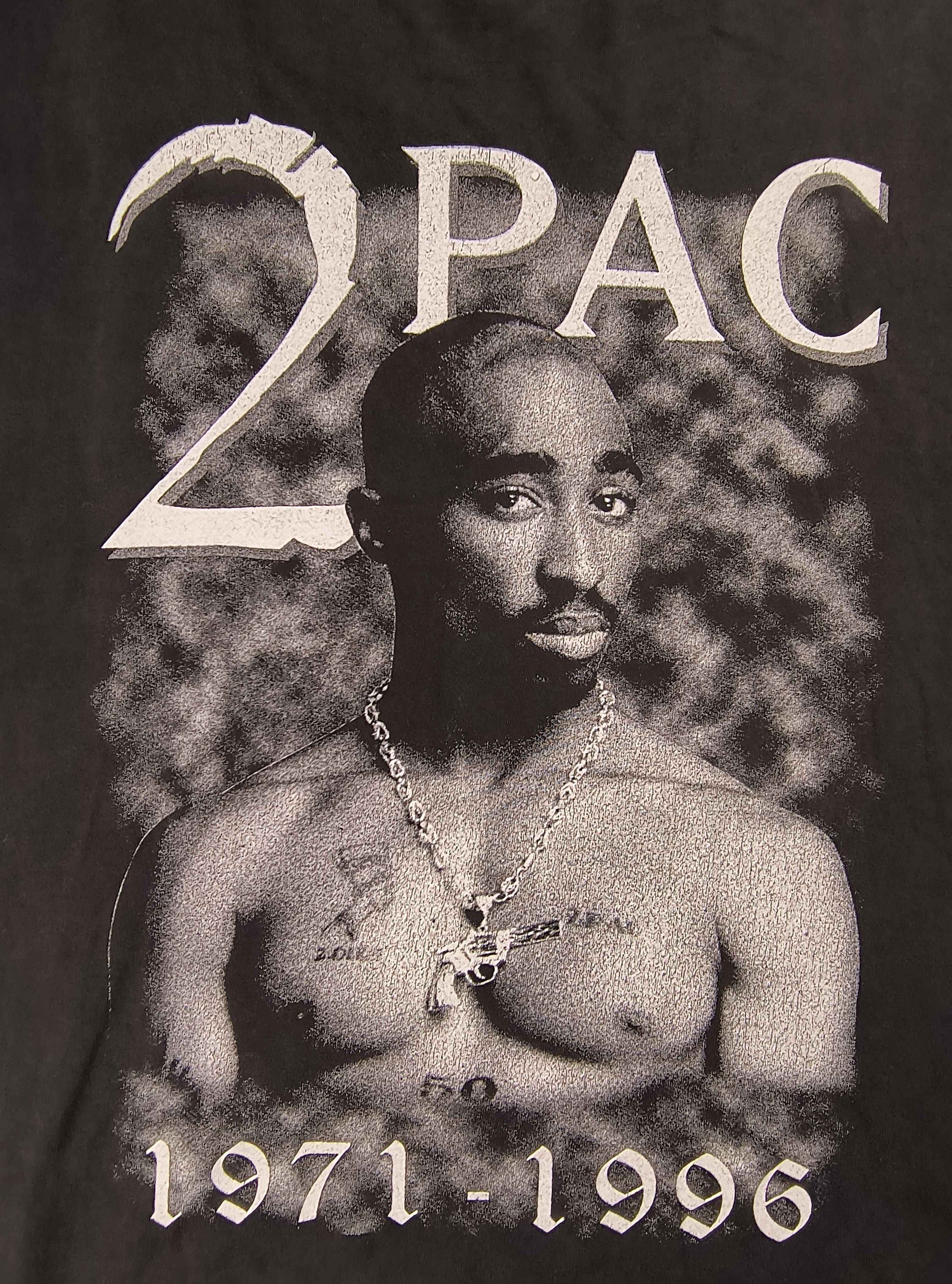 Rap Tees Vintage Y2K 2pac 1971 - 1996 tee Size US L / EU 52-54 / 3 - 1 Thumbnail