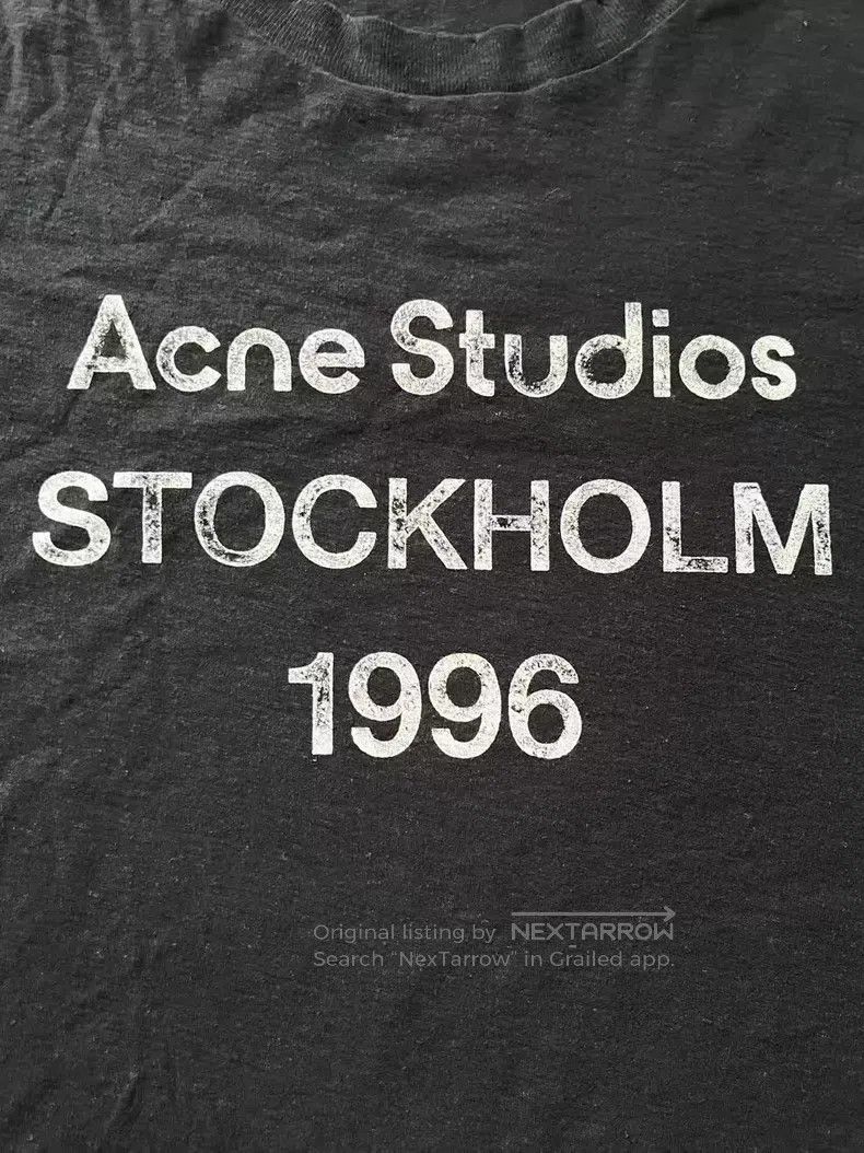 Acne Studios Acne Studios 1996 Series Letter Printed Crewneck Short Sle Size US M / EU 48-50 / 2 - 3 Thumbnail